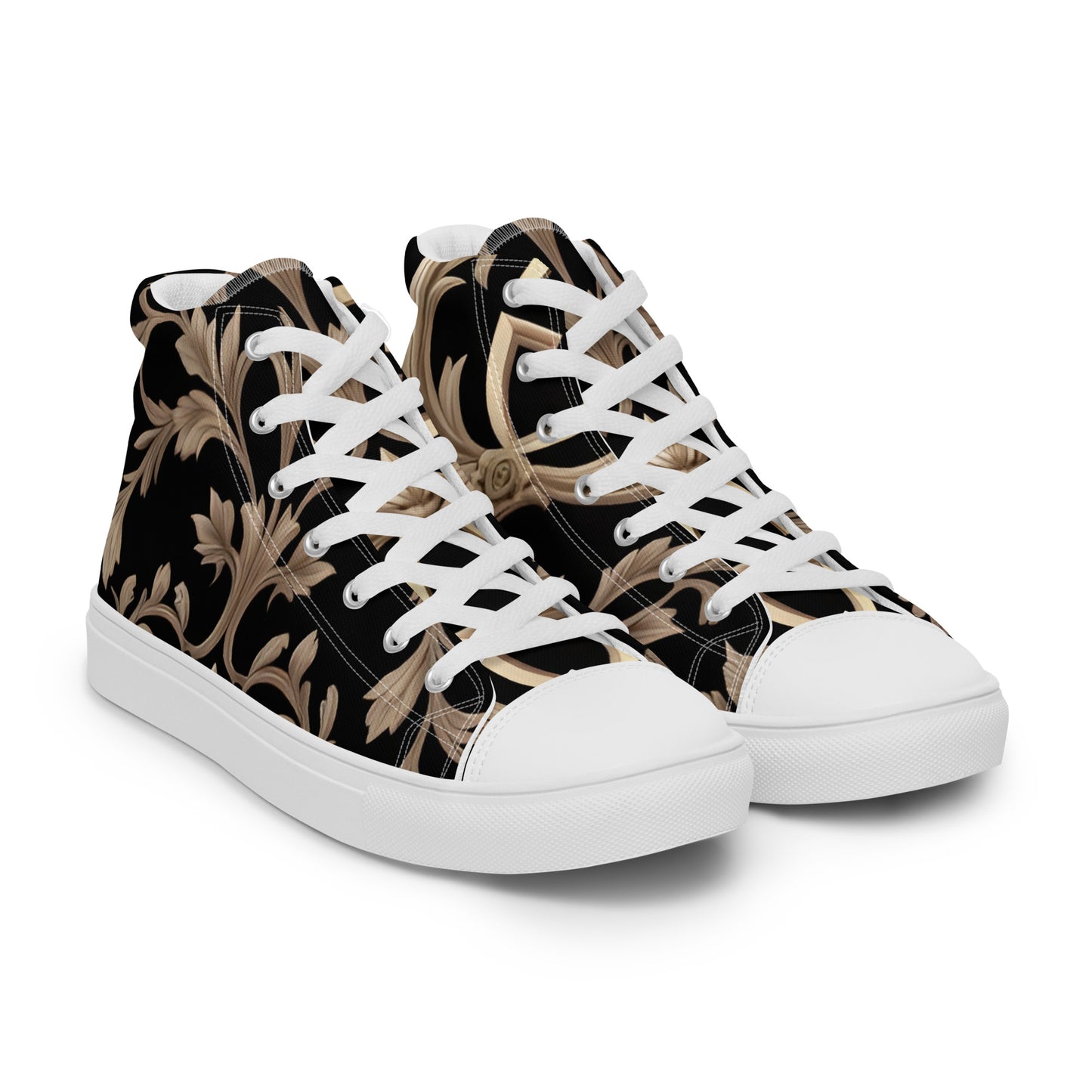 Men’s high top canvas shoes