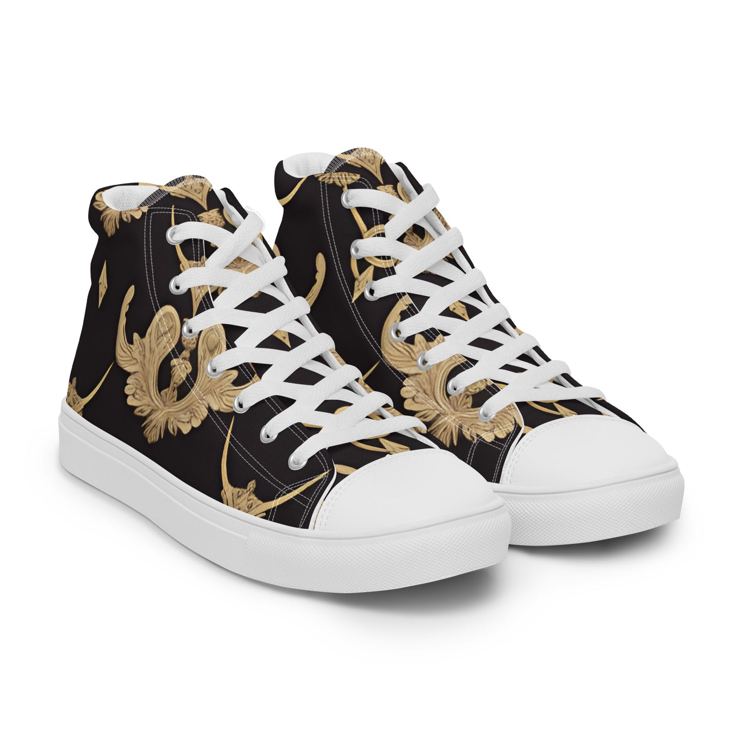 Men’s high top canvas shoes