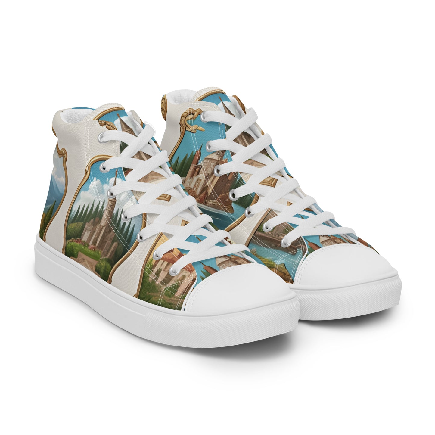 Men’s high top canvas shoes