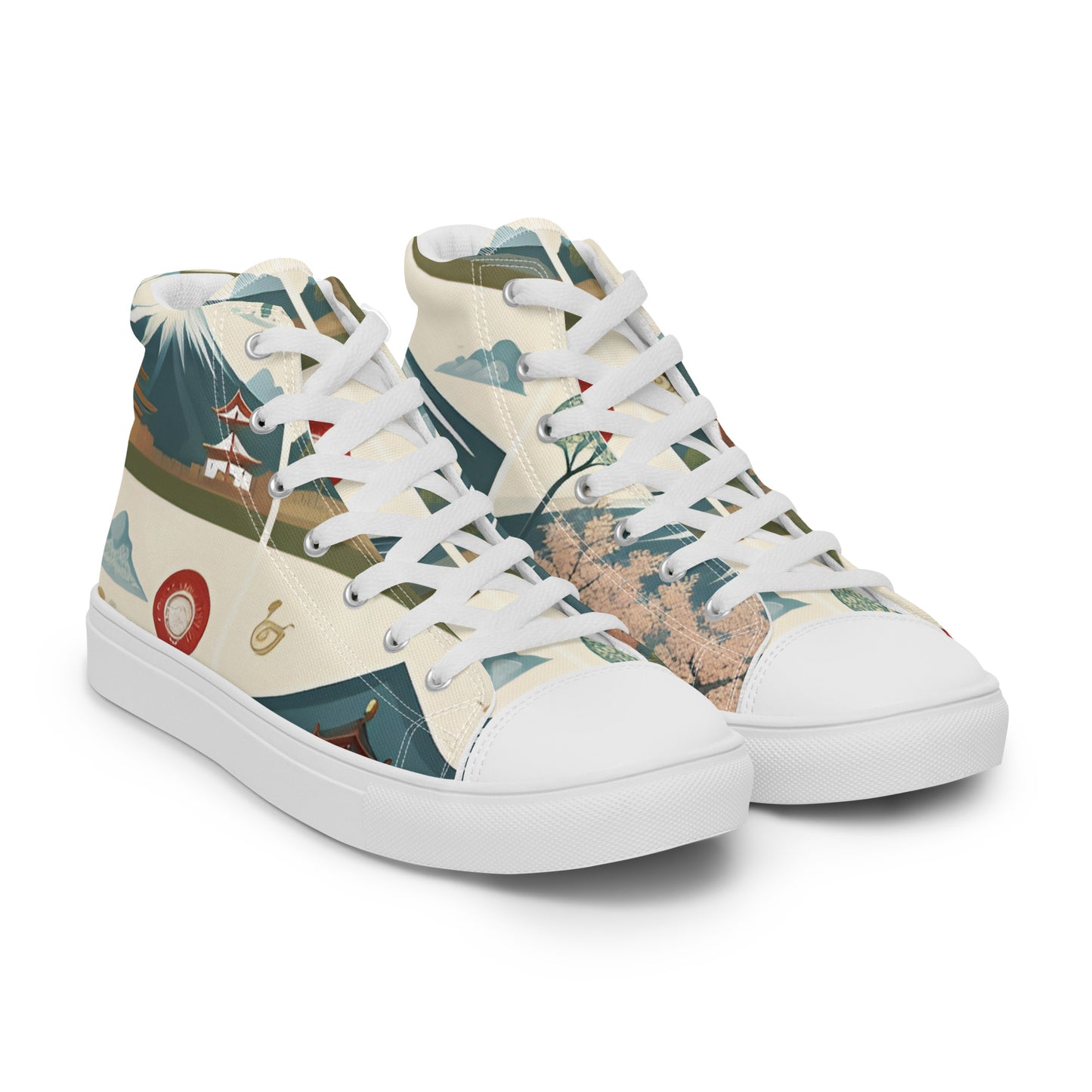 Men’s high top canvas shoes