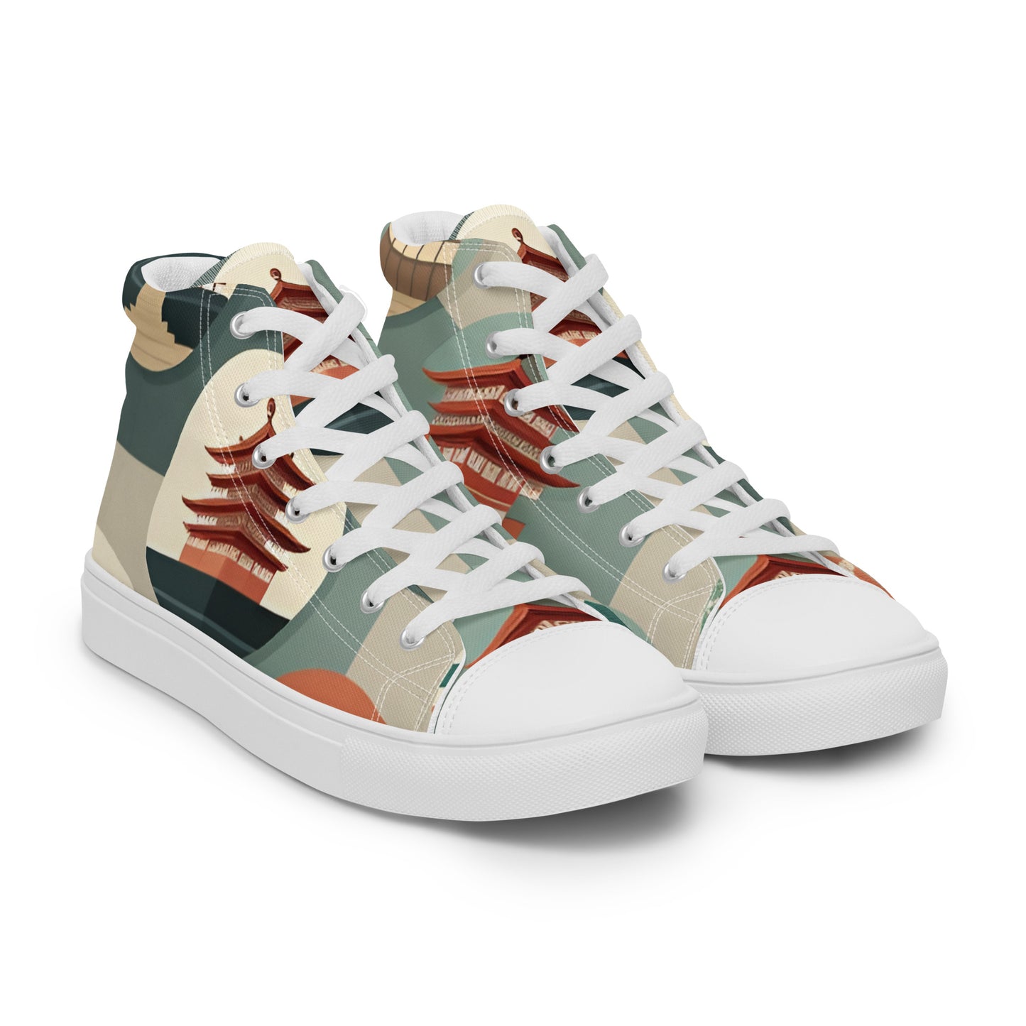 Men’s high top canvas shoes