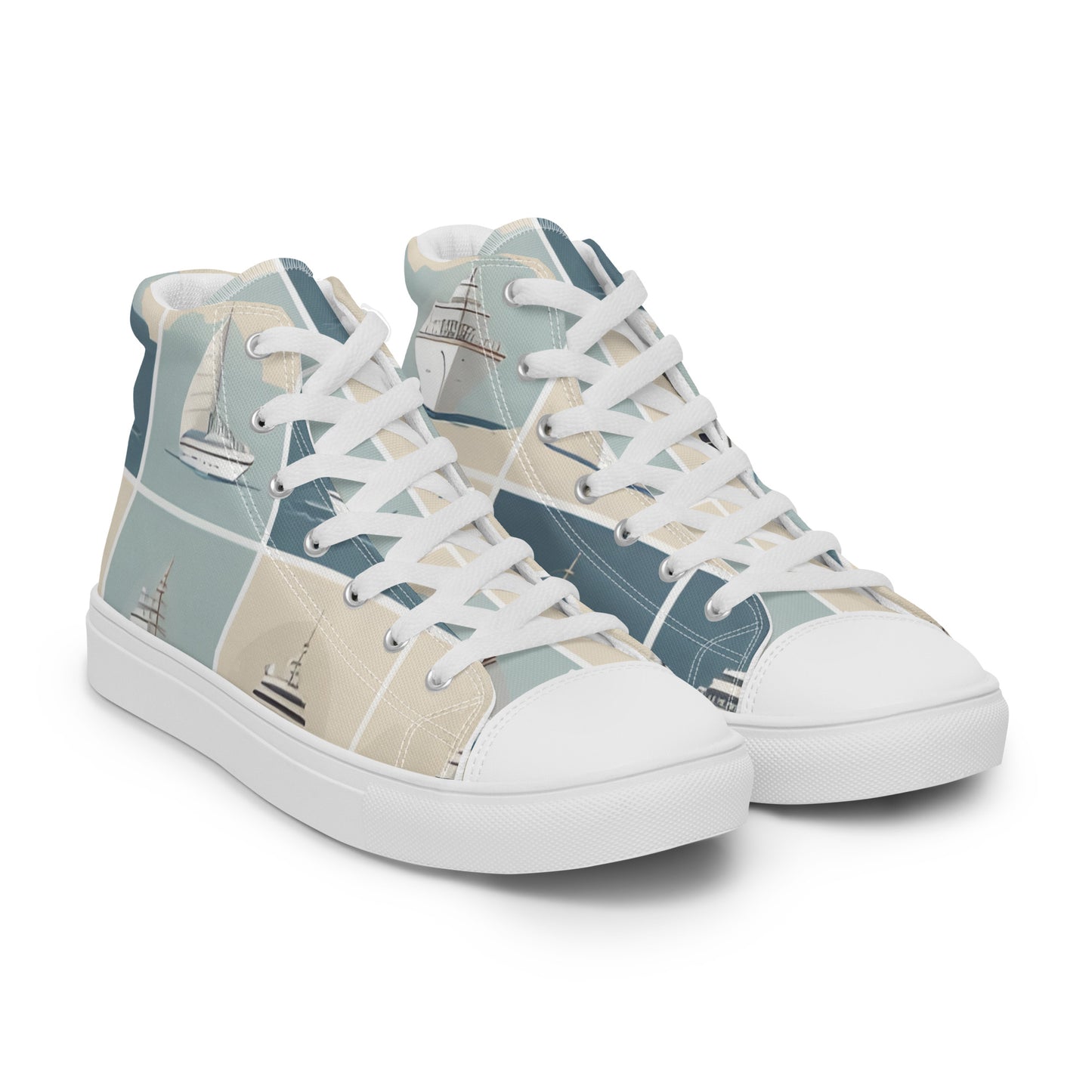 Men’s high top canvas shoes