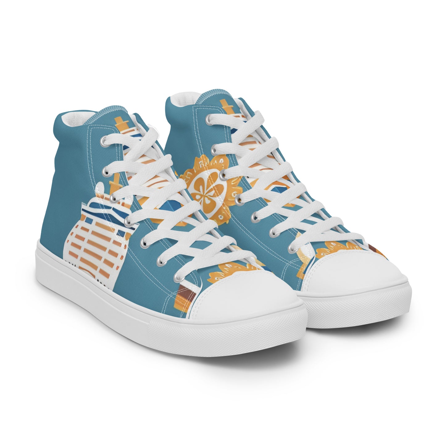 Men’s high top canvas shoes