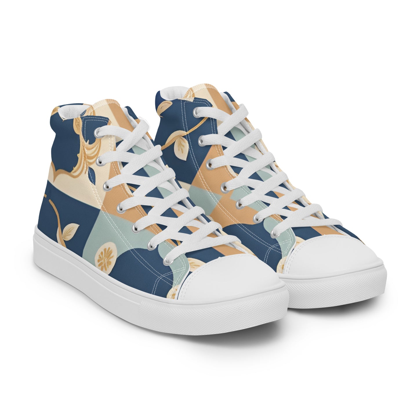 Men’s high top canvas shoes