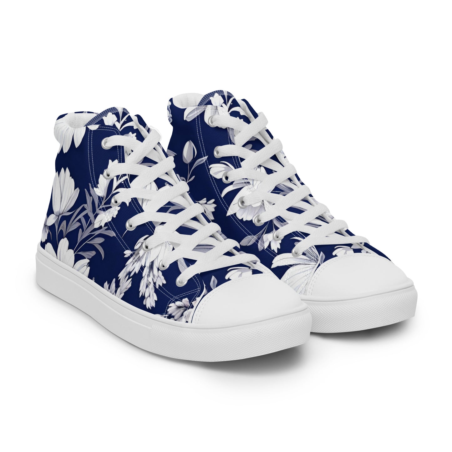 Men’s high top canvas shoes