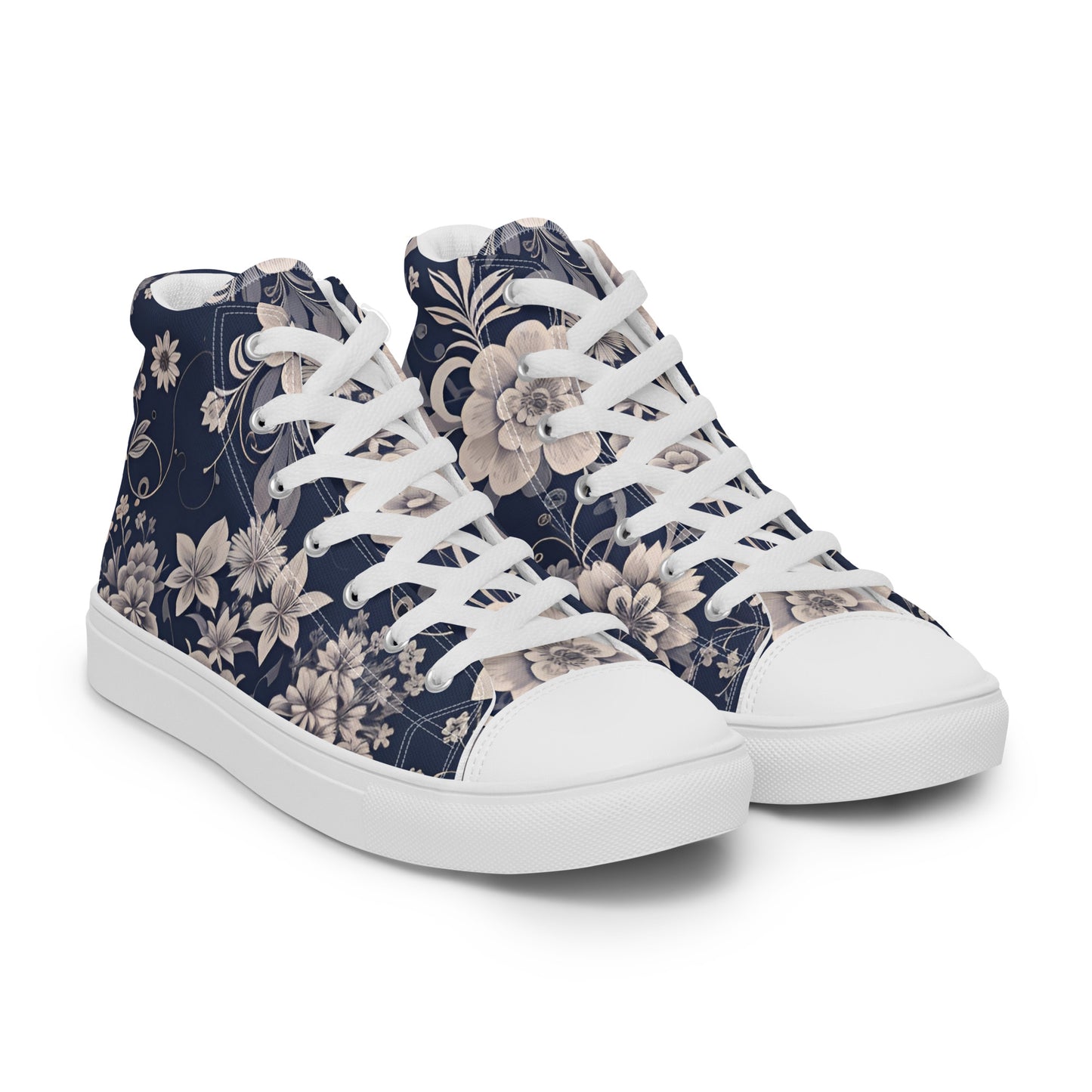 Men’s high top canvas shoes