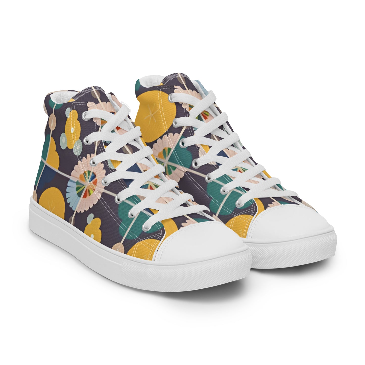 Men’s high top canvas shoes