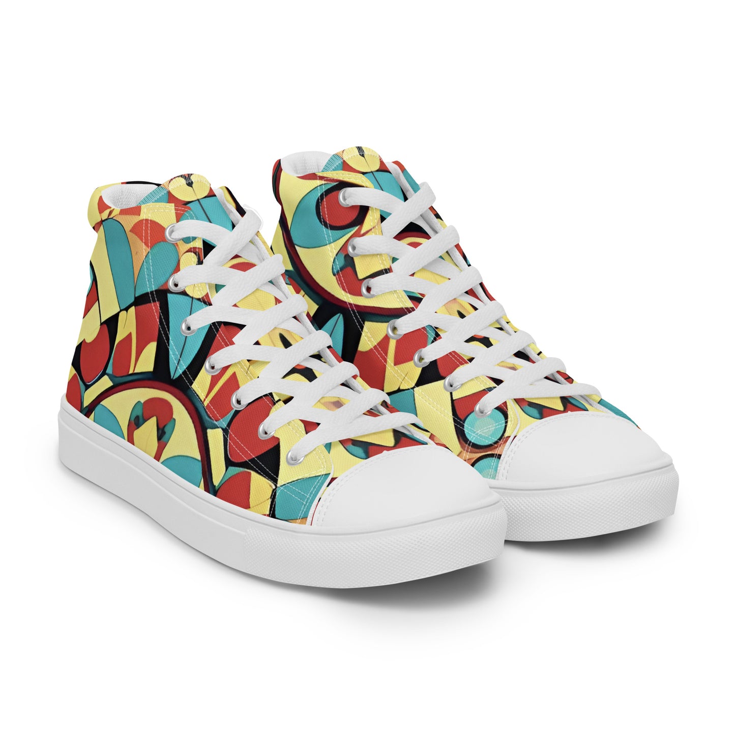 Men’s high top canvas shoes