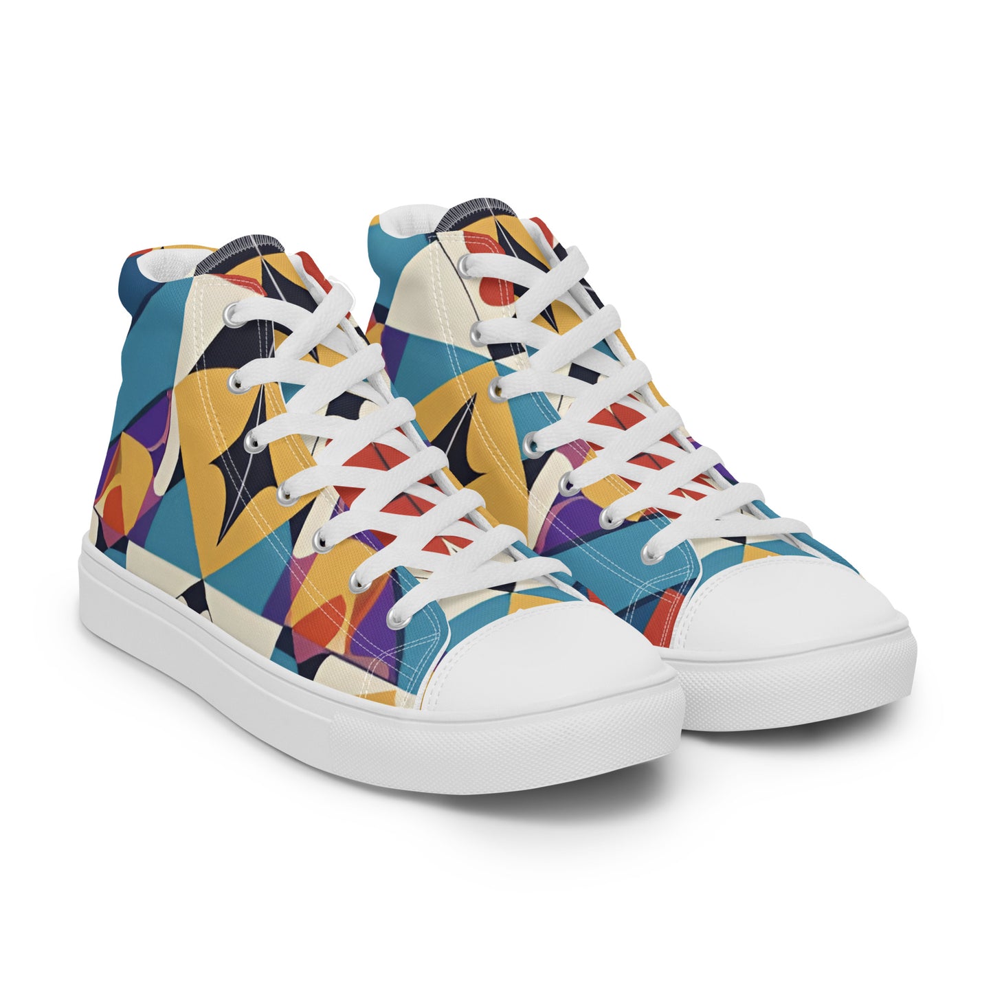 Men’s high top canvas shoes