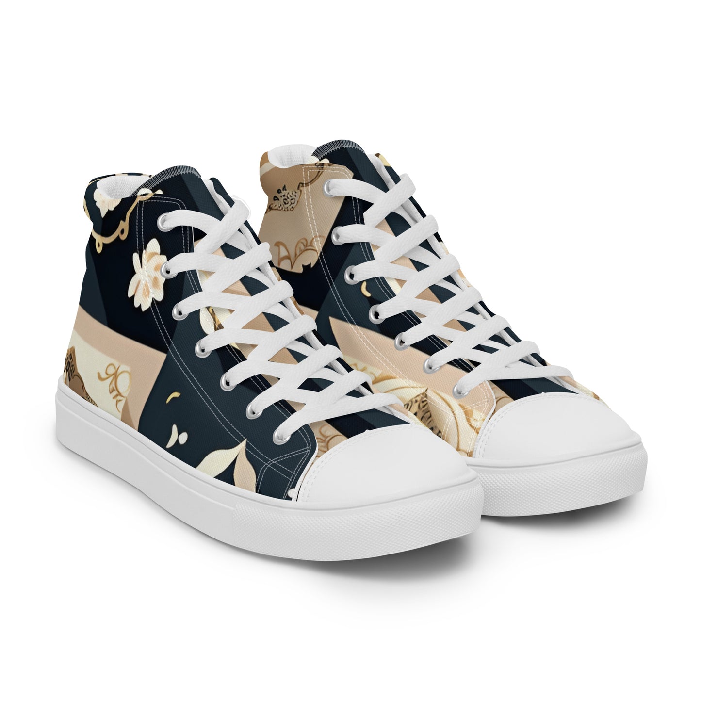 Men’s high top canvas shoes