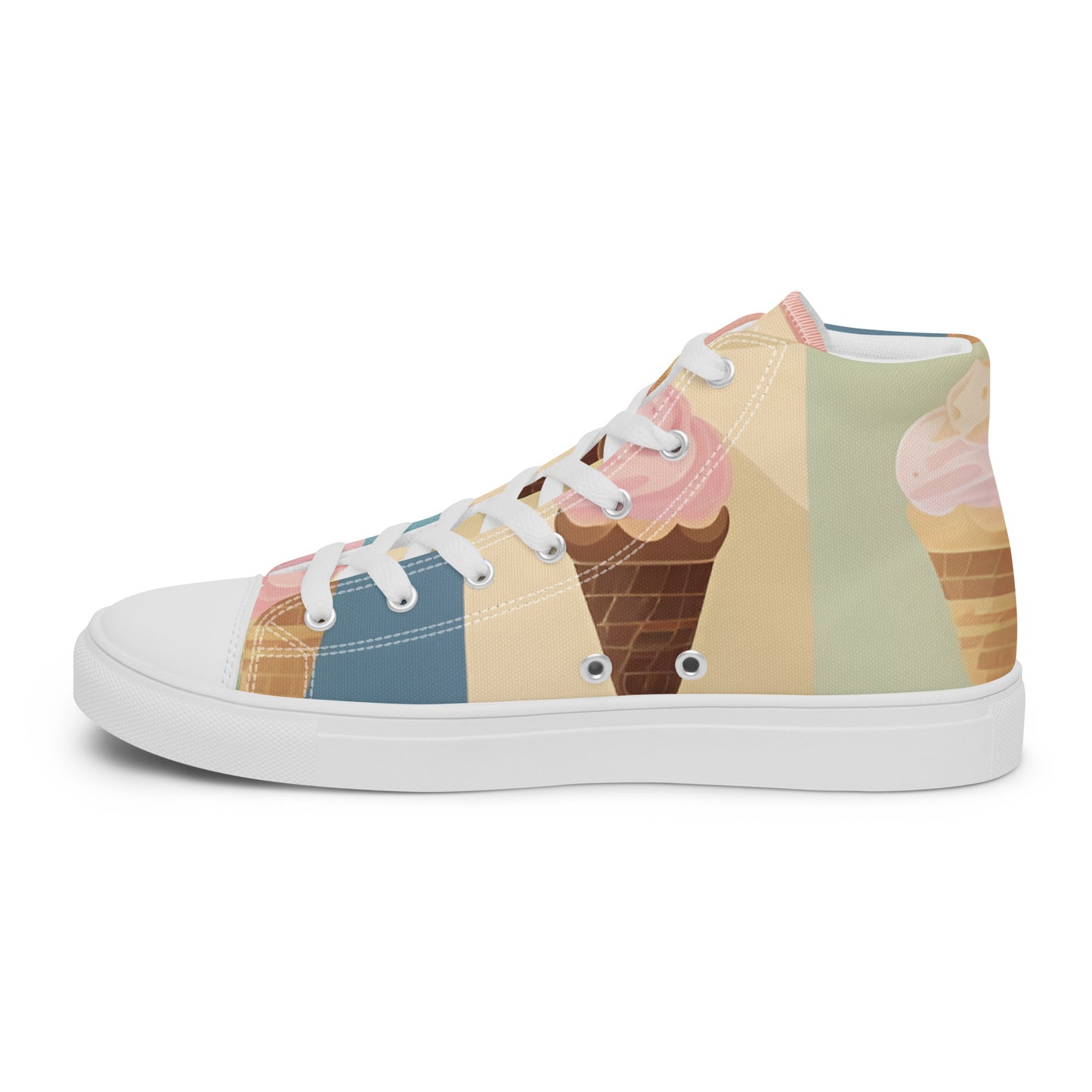 Men’s high top canvas shoes