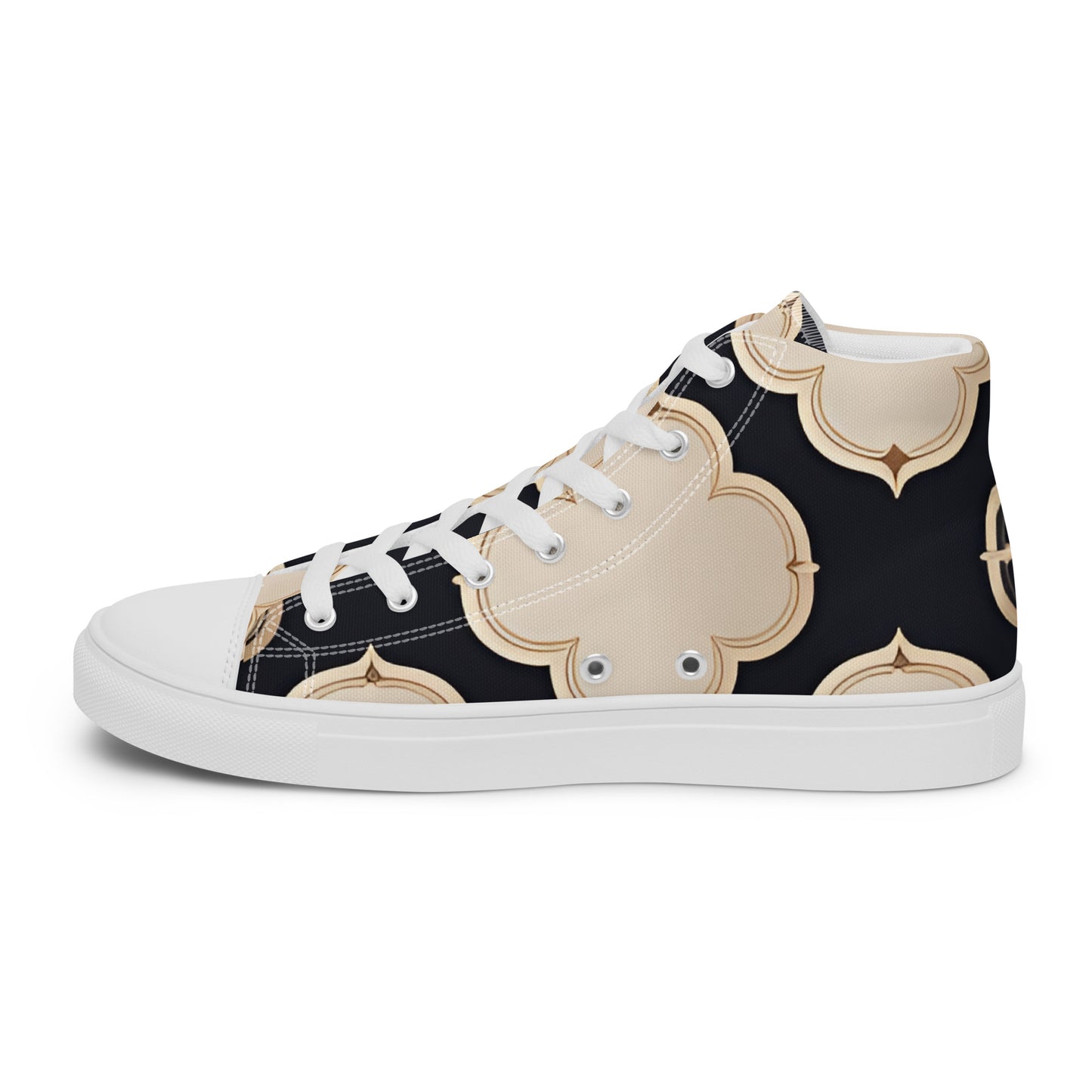 Men’s high top canvas shoes