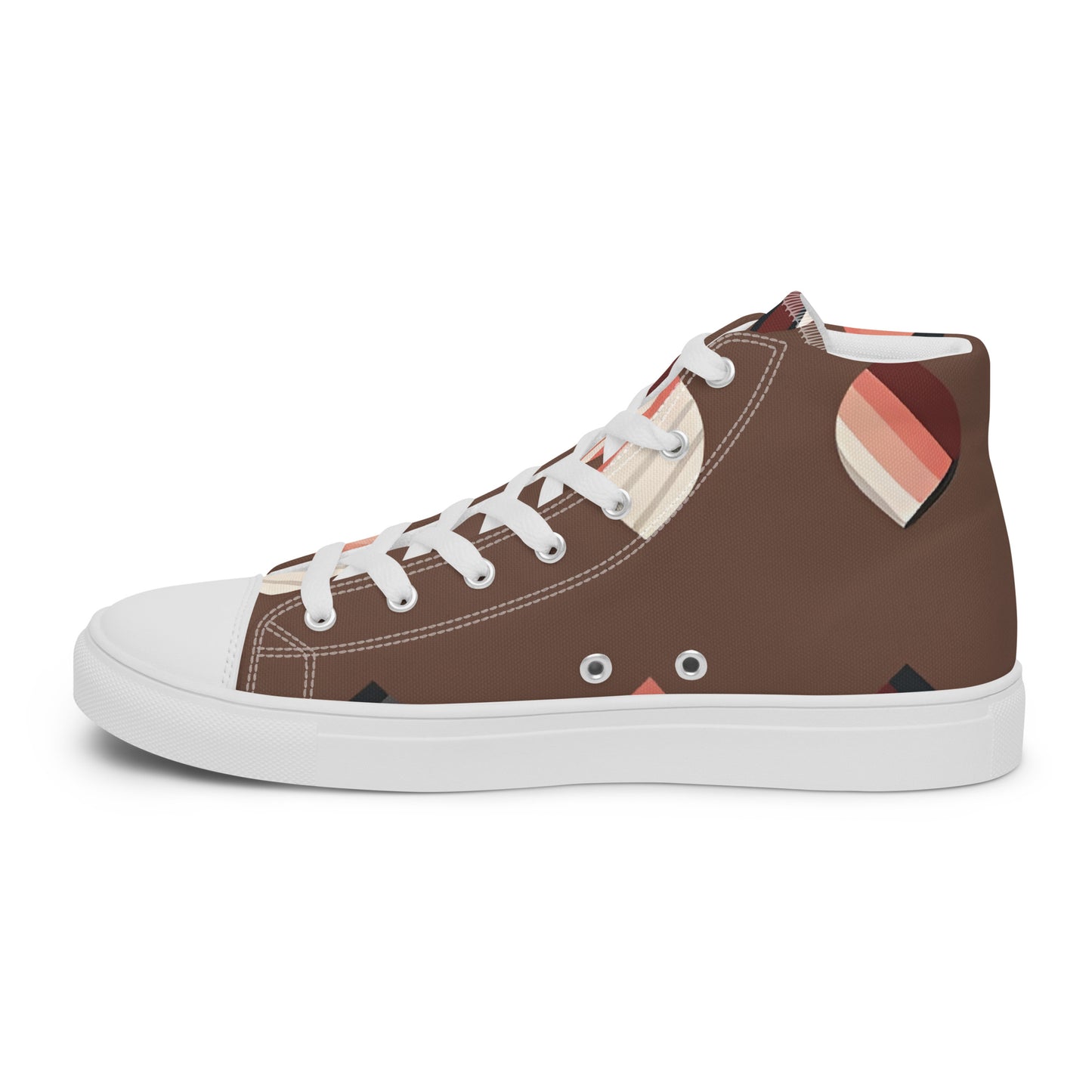 Men’s high top canvas shoes