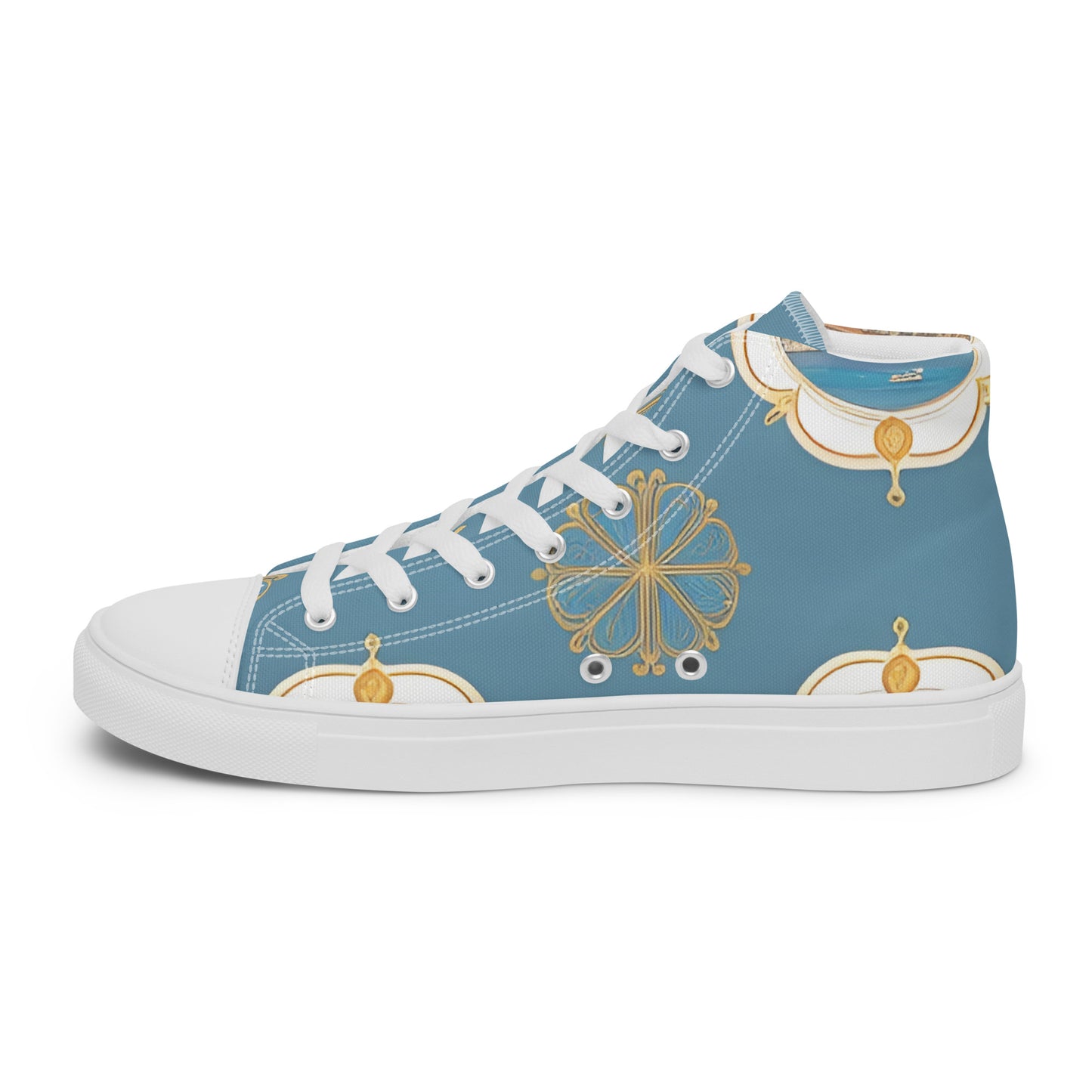 Men’s high top canvas shoes