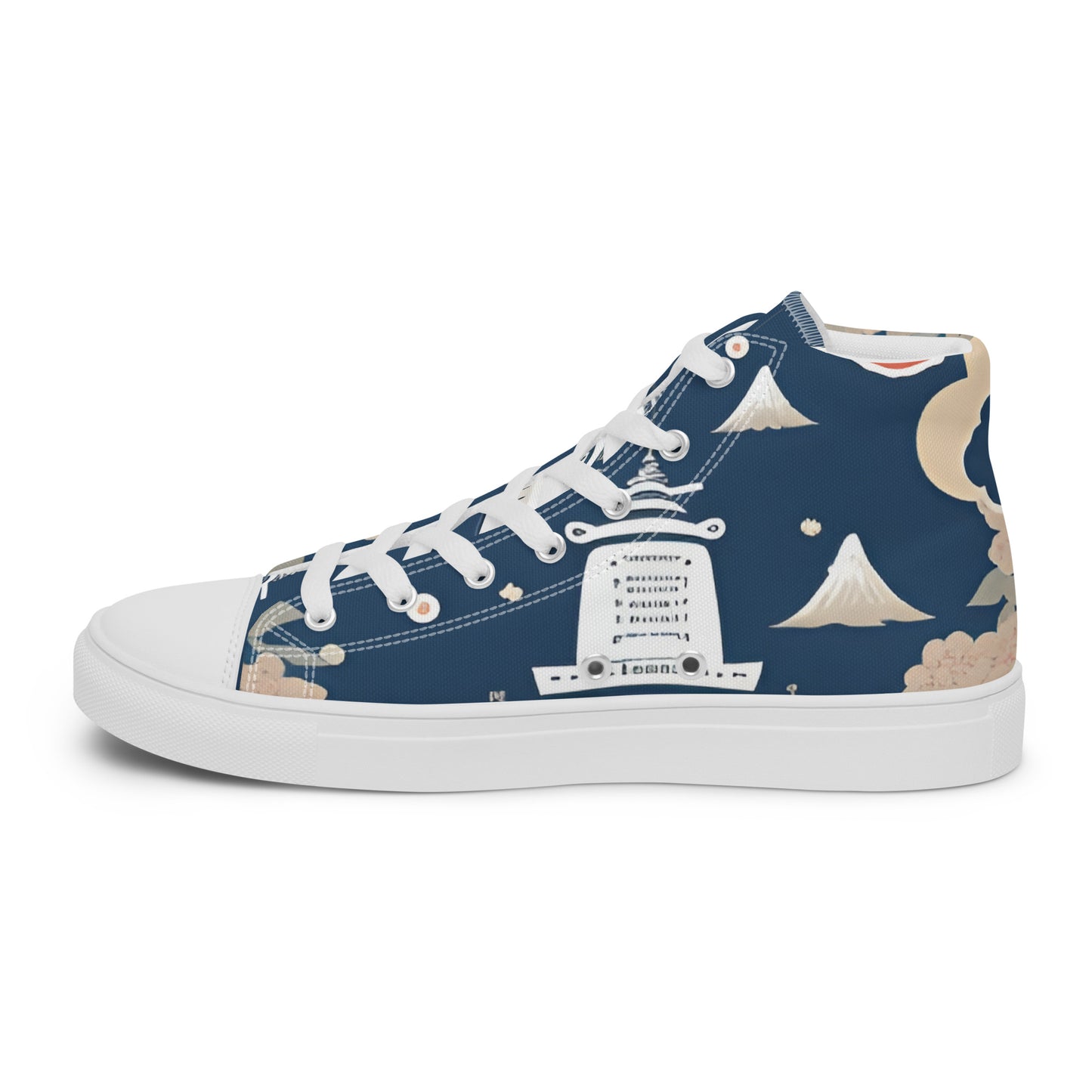 Men’s high top canvas shoes