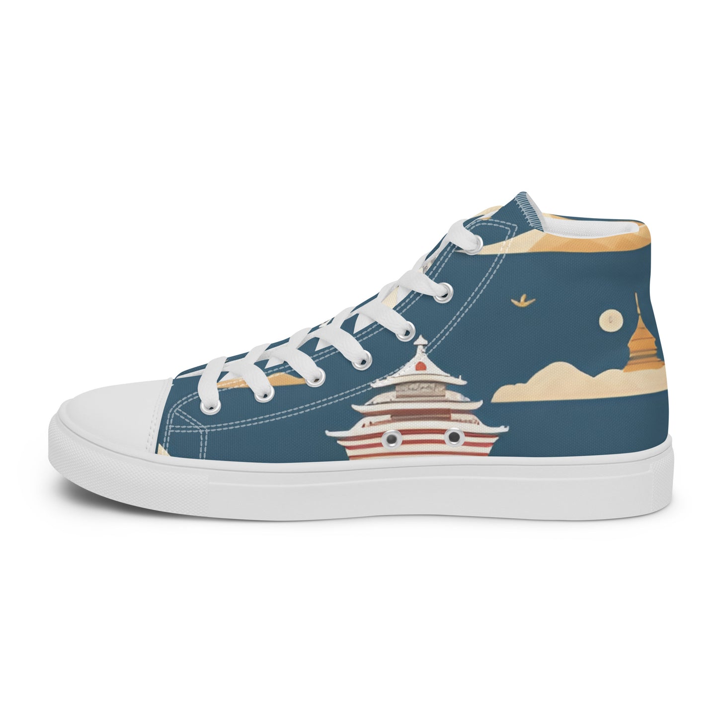 Men’s high top canvas shoes