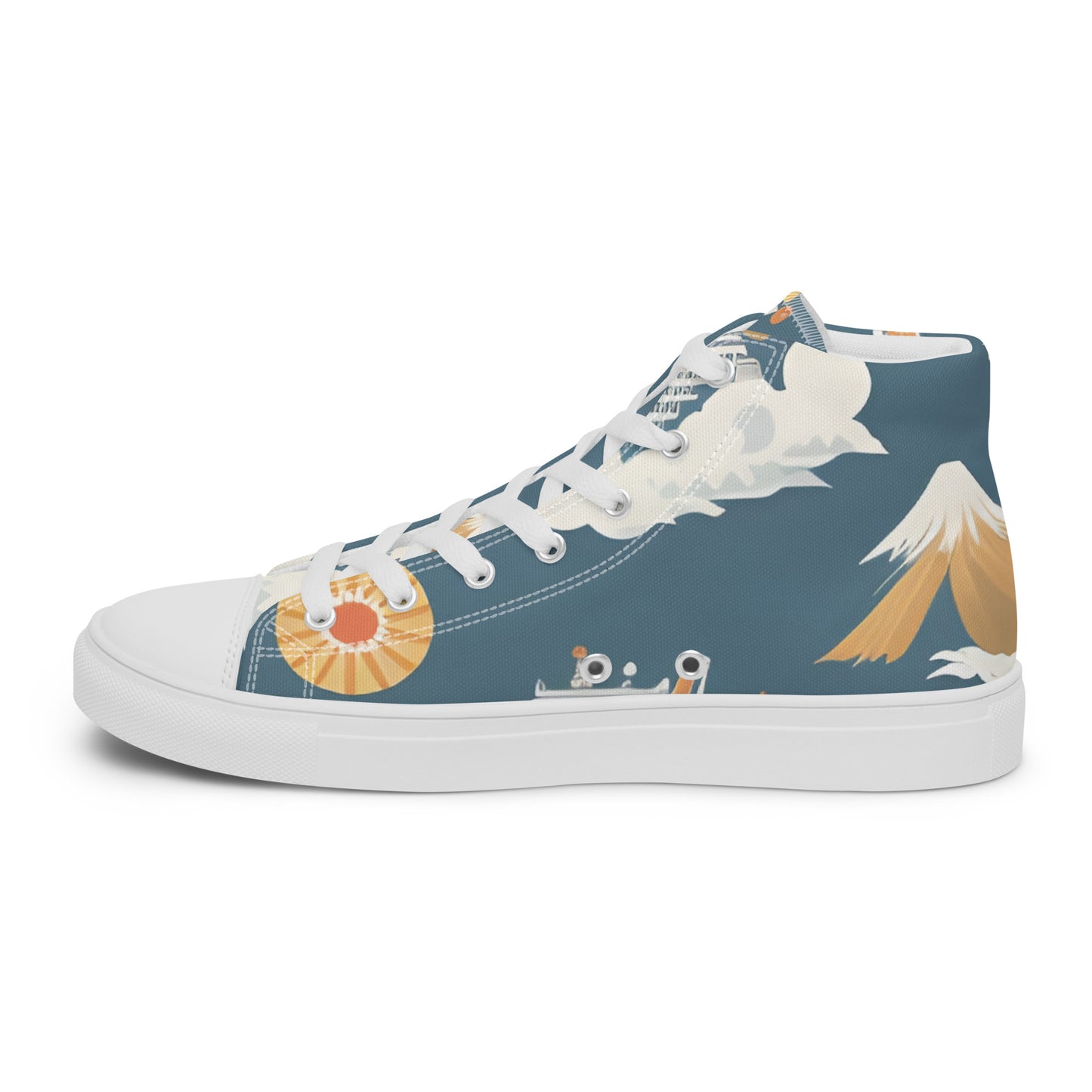 Men’s high top canvas shoes