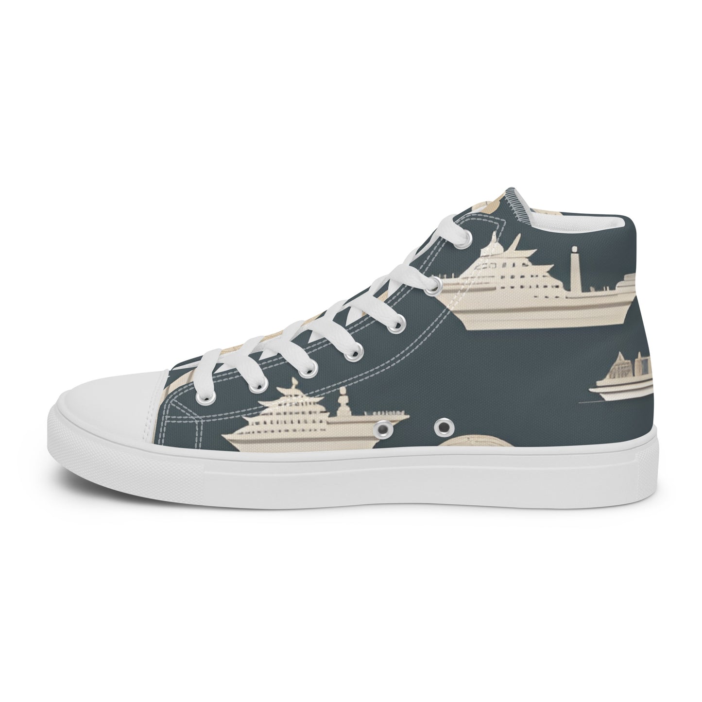 Men’s high top canvas shoes