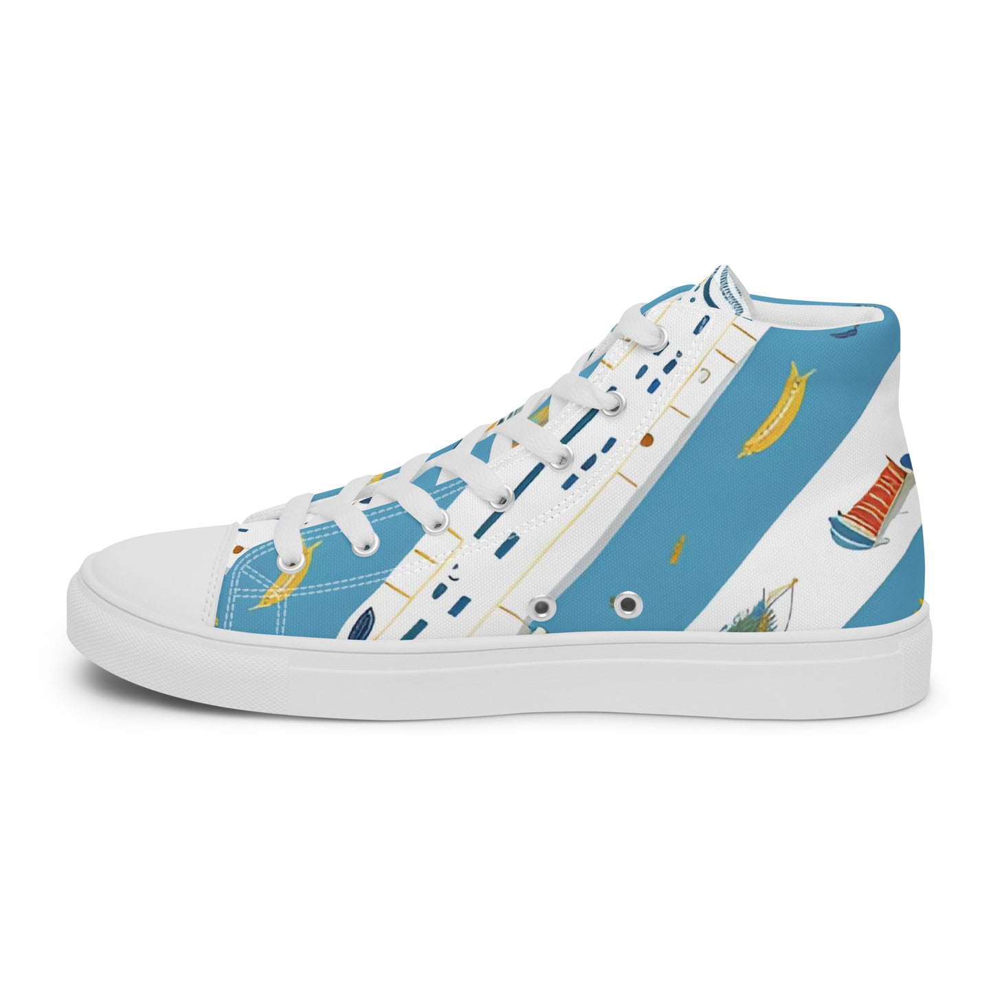 Men’s high top canvas shoes