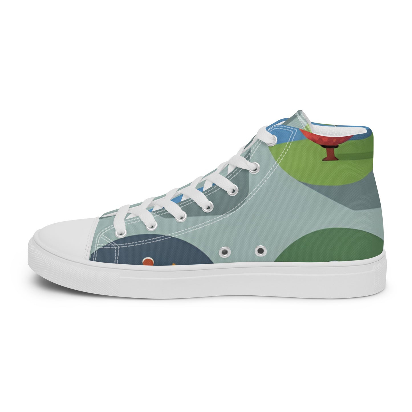 Men’s high top canvas shoes