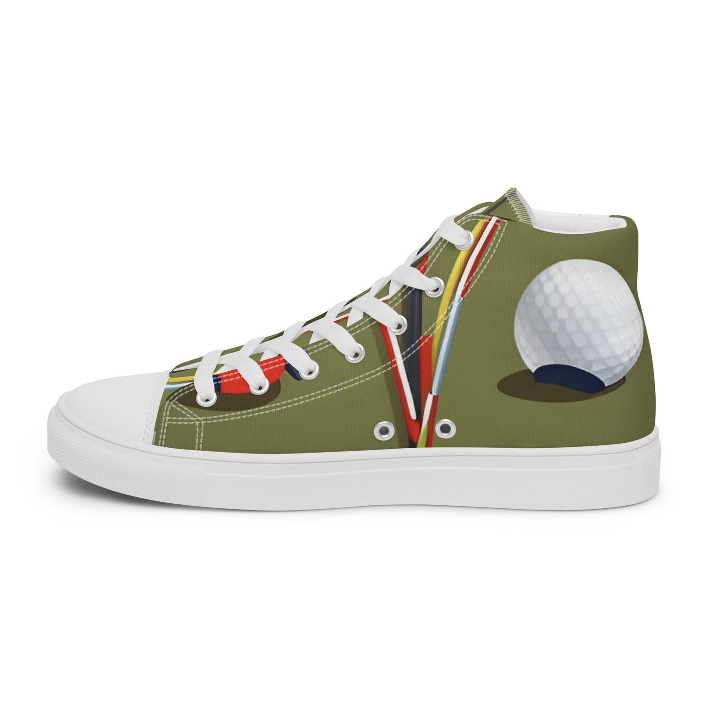 Men’s high top canvas shoes