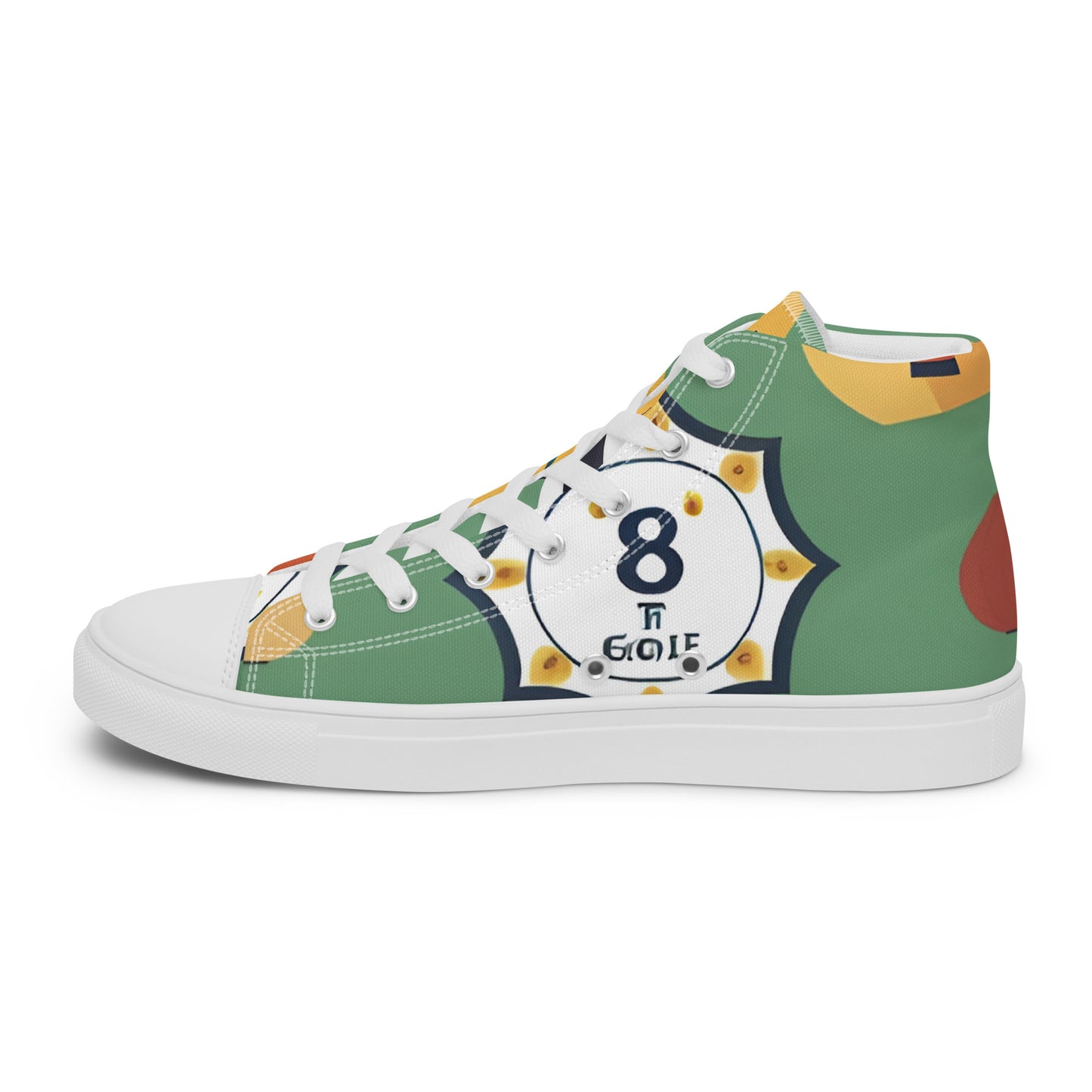 Men’s high top canvas shoes