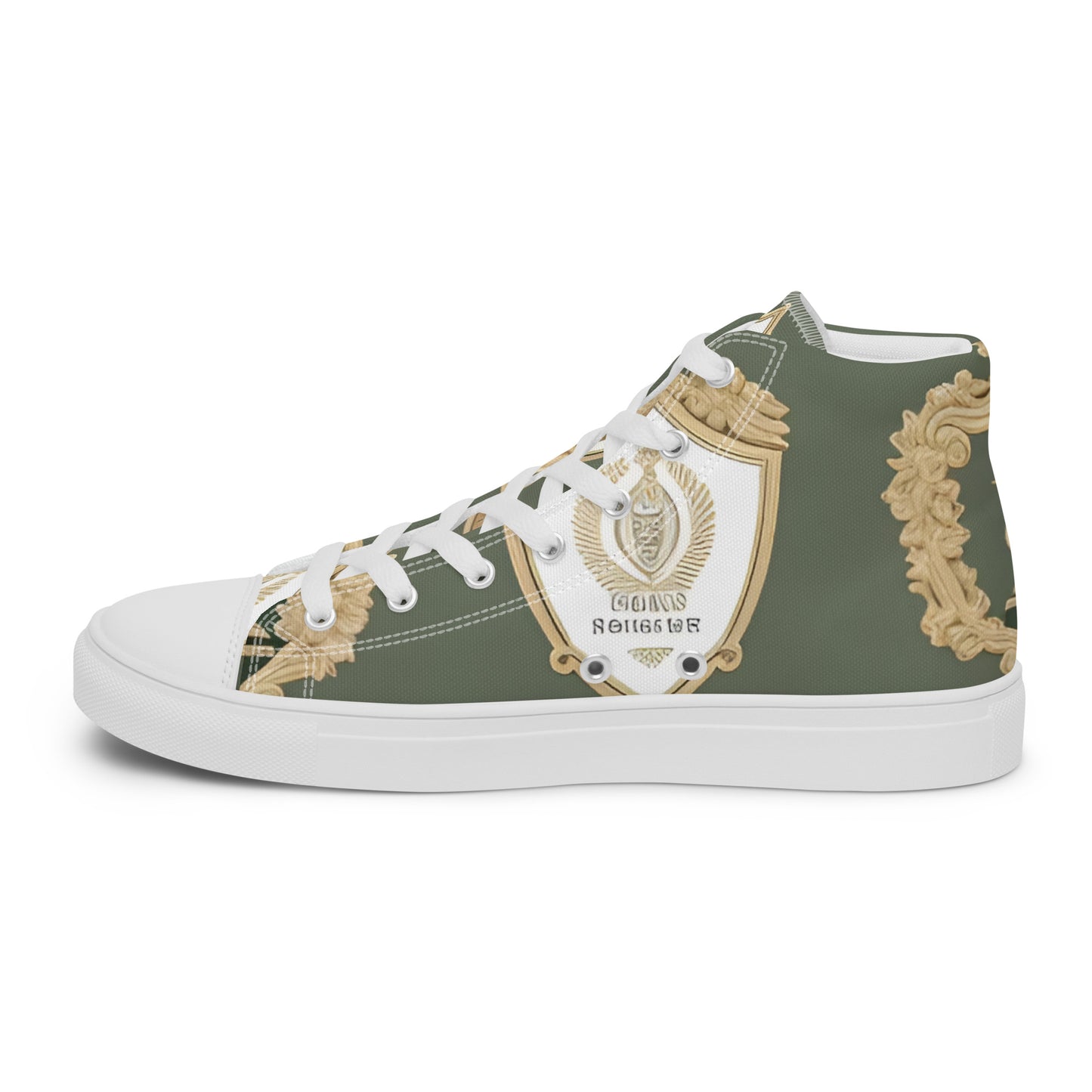 Men’s high top canvas shoes