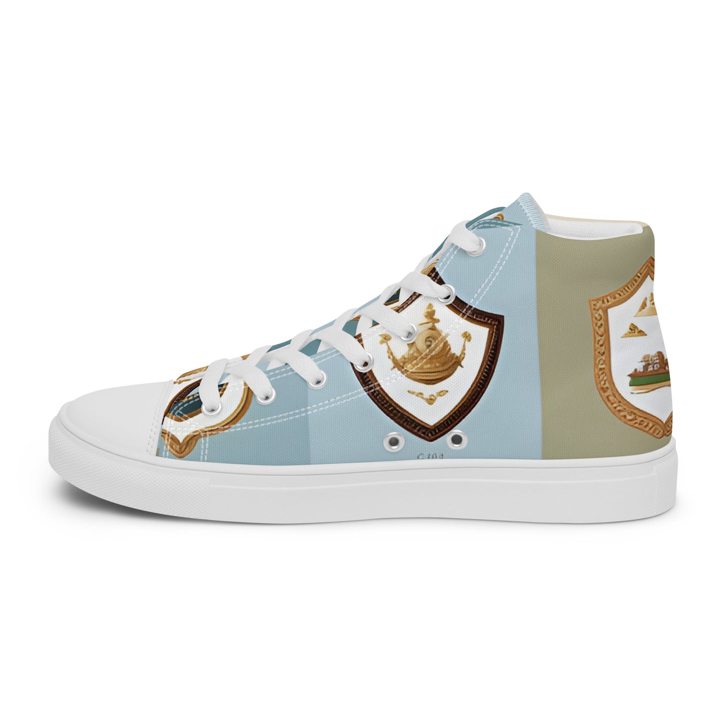 Men’s high top canvas shoes