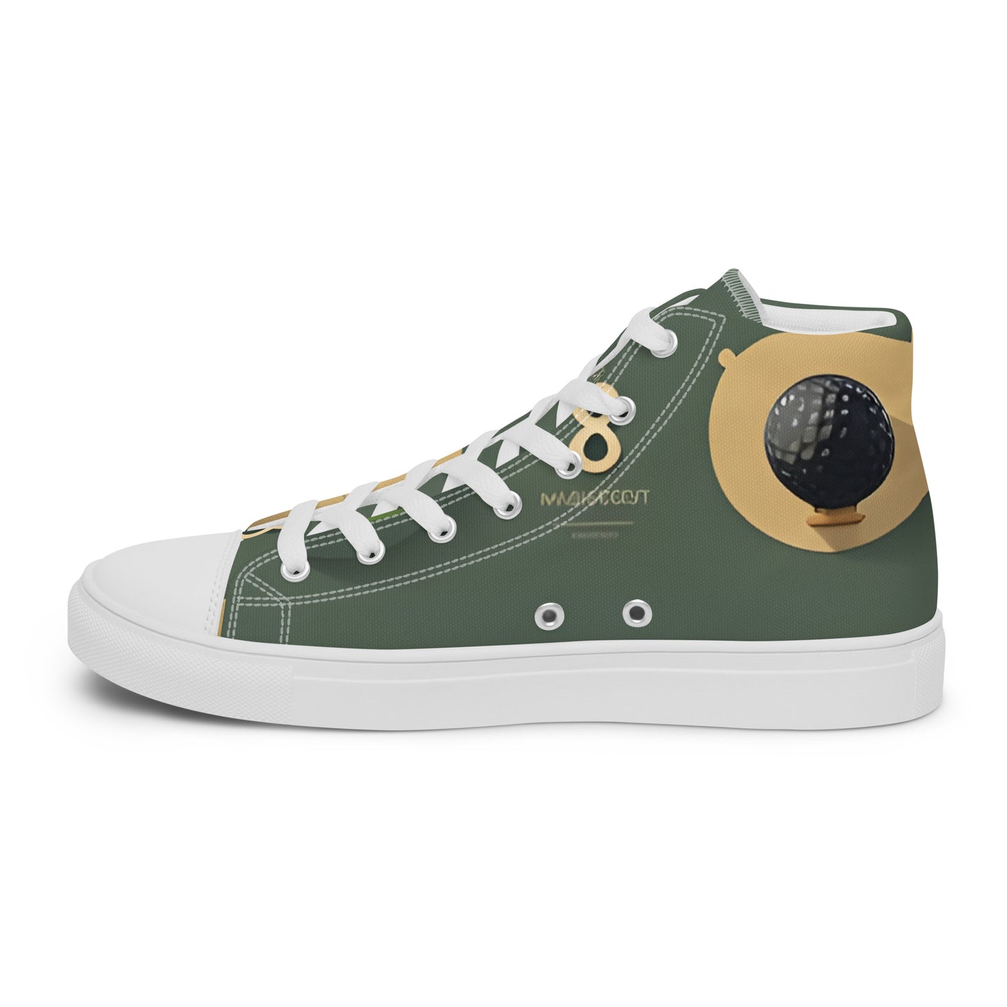 Men’s high top canvas shoes