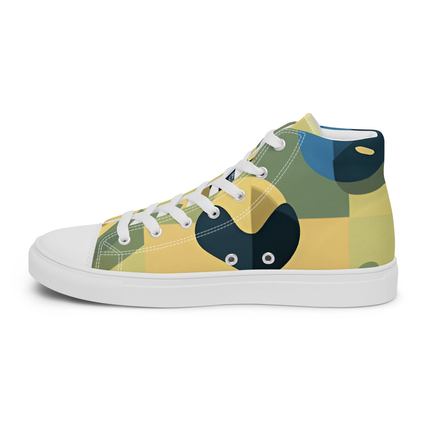 Men’s high top canvas shoes