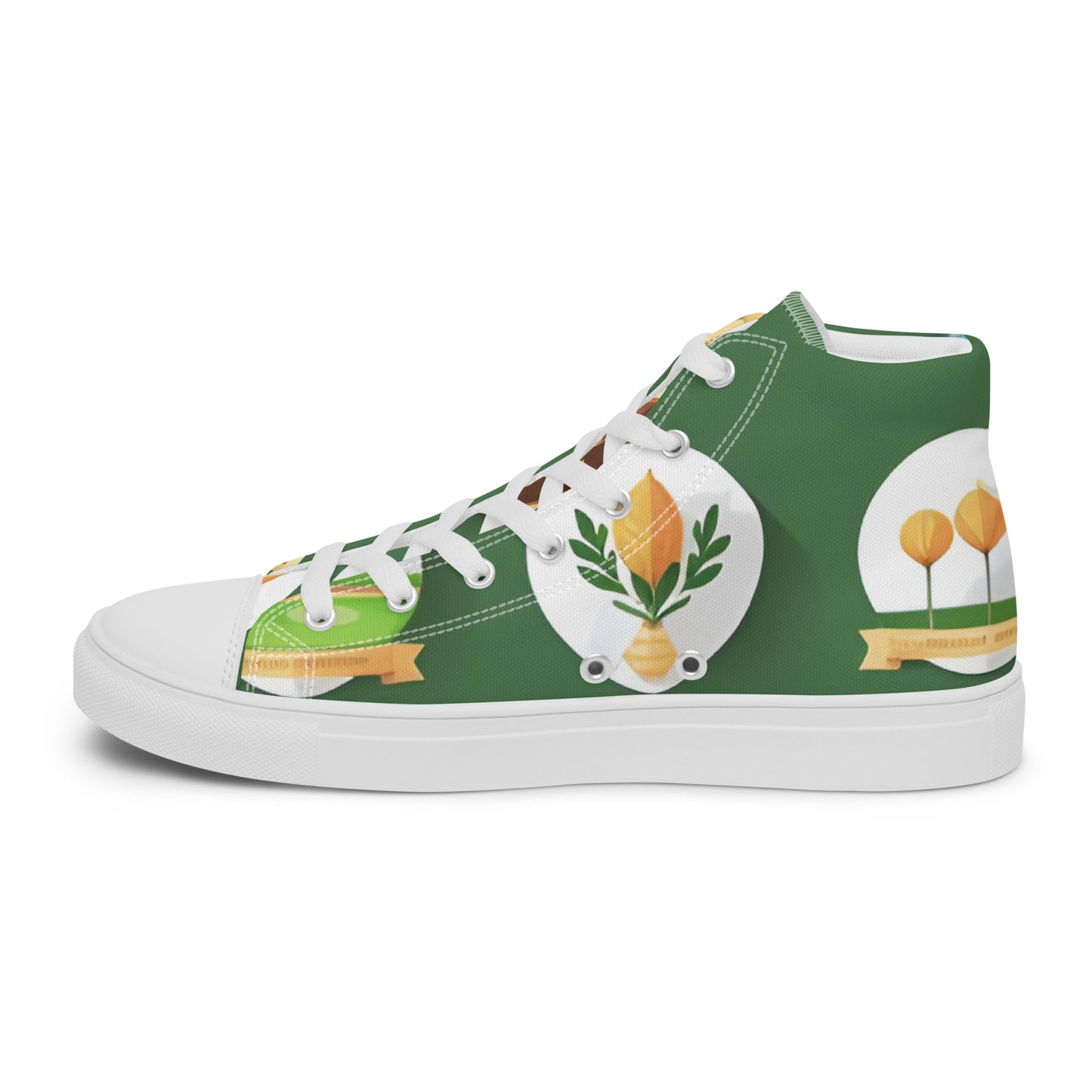 Men’s high top canvas shoes