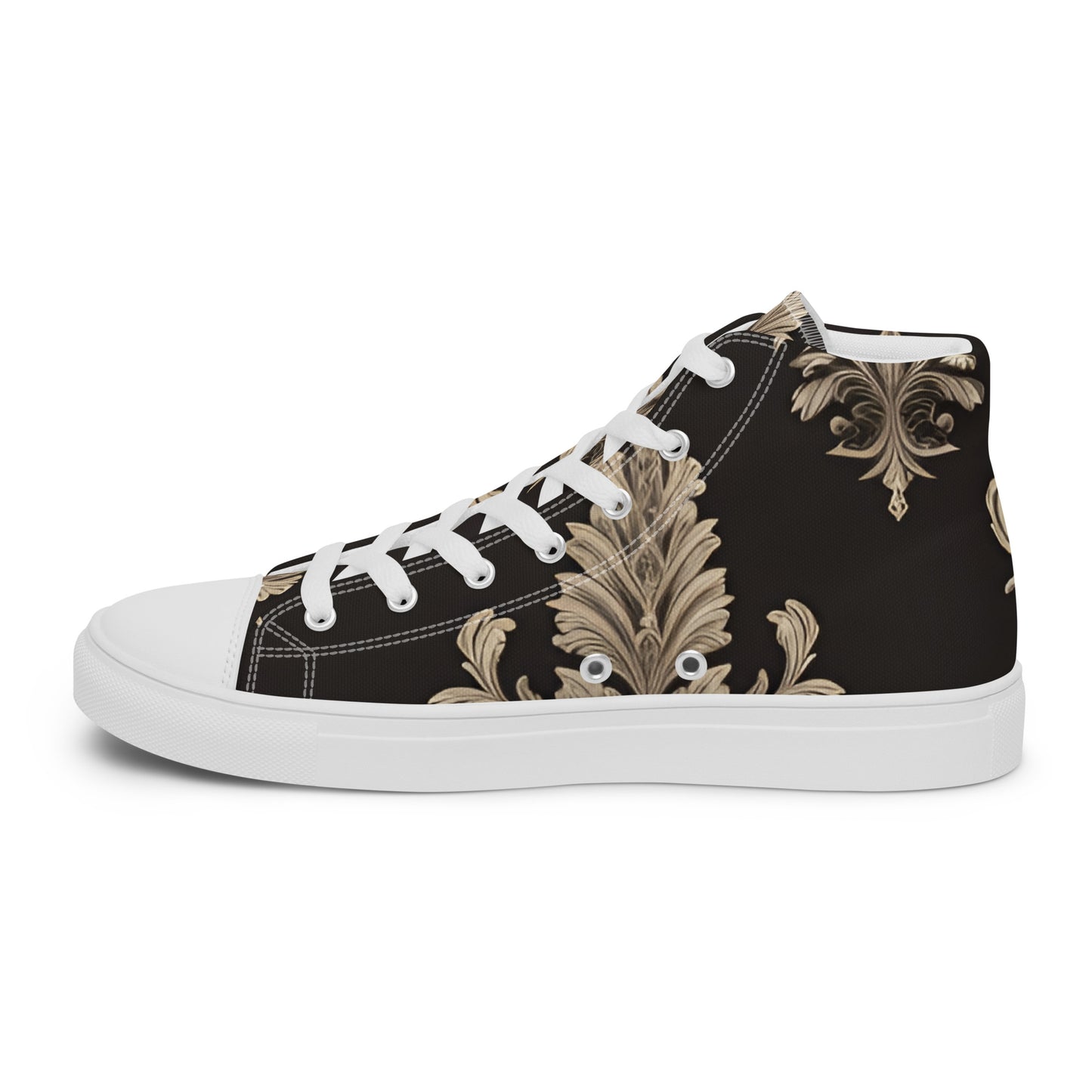 Men’s high top canvas shoes