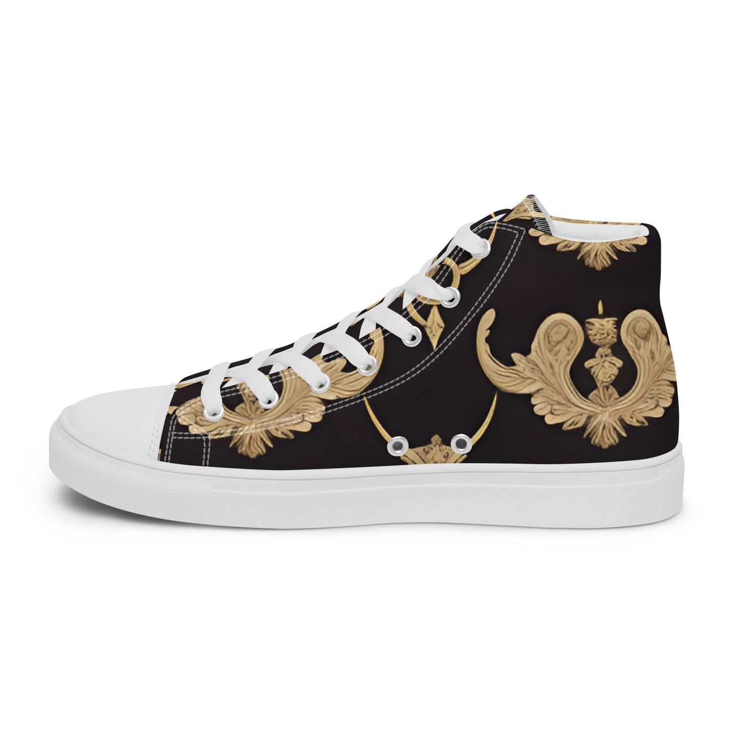 Men’s high top canvas shoes