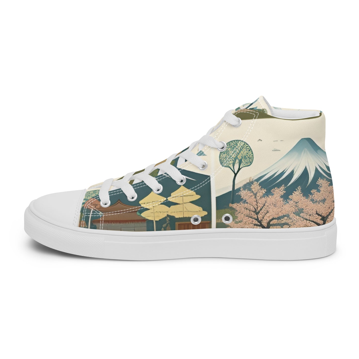 Men’s high top canvas shoes