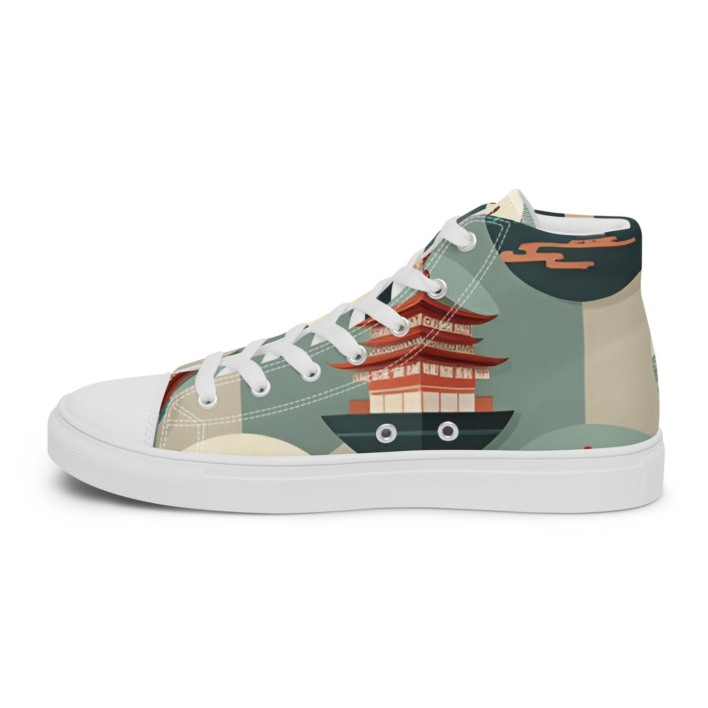 Men’s high top canvas shoes