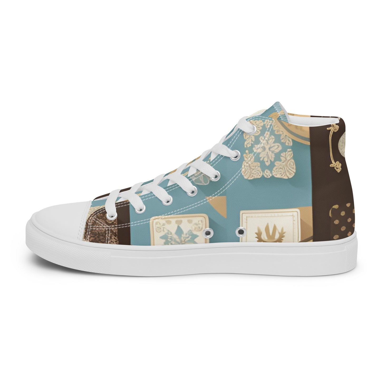 Men’s high top canvas shoes