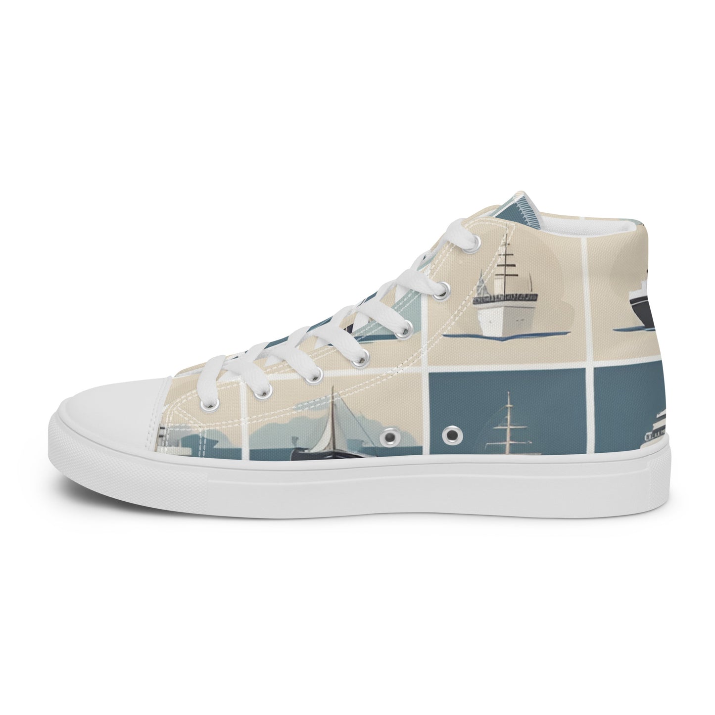 Men’s high top canvas shoes