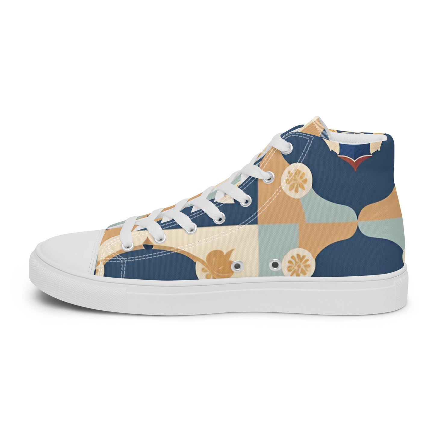 Men’s high top canvas shoes