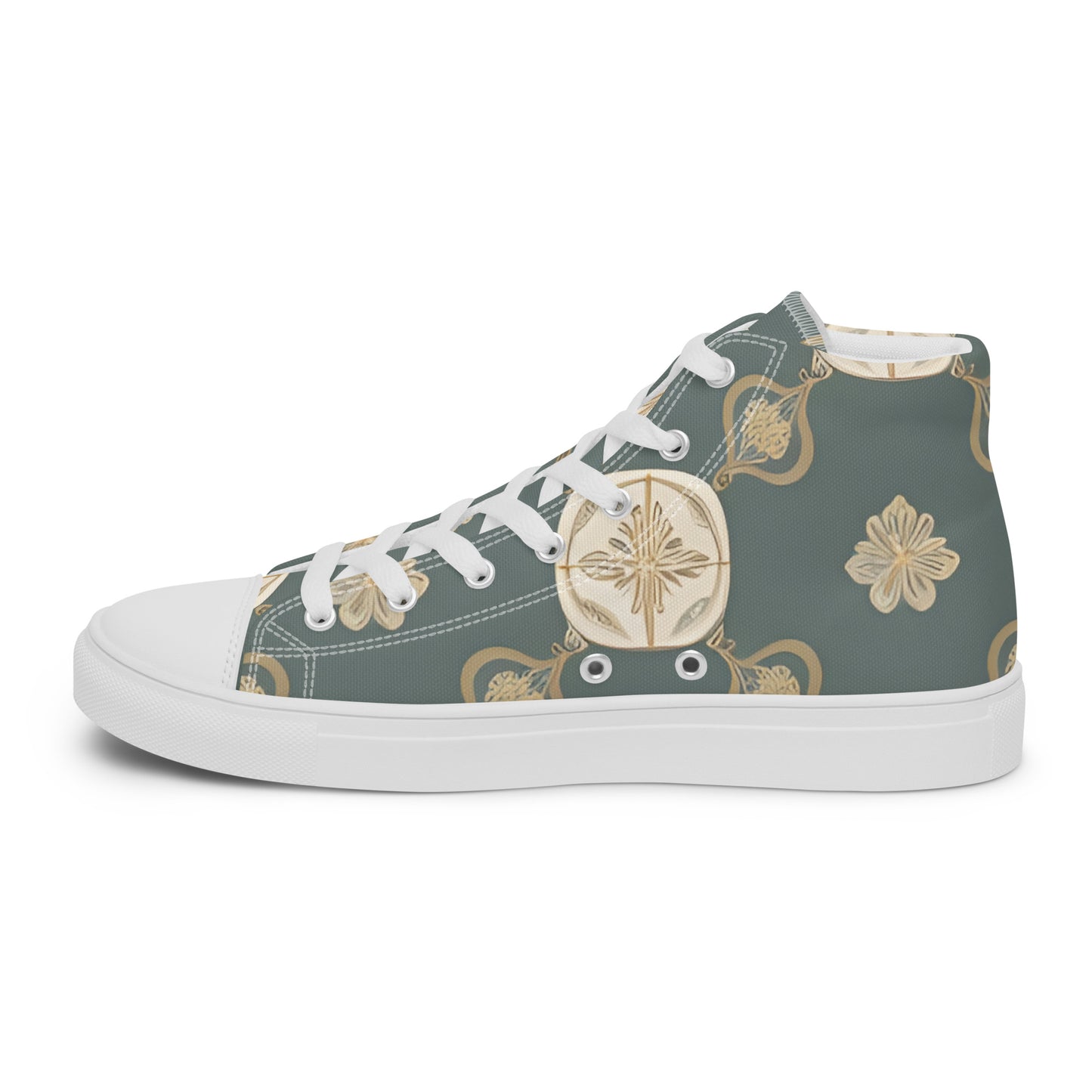 Men’s high top canvas shoes