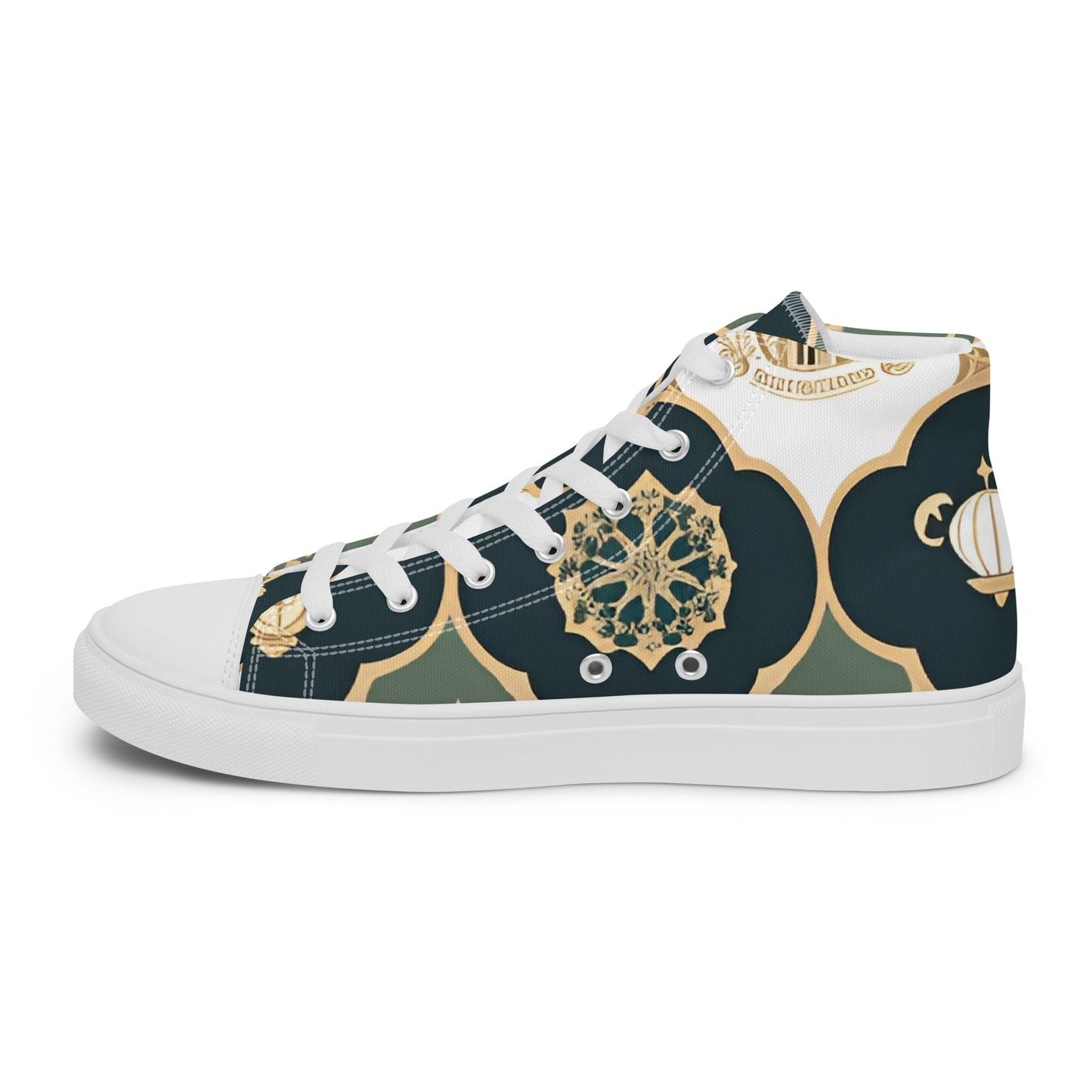 Men’s high top canvas shoes