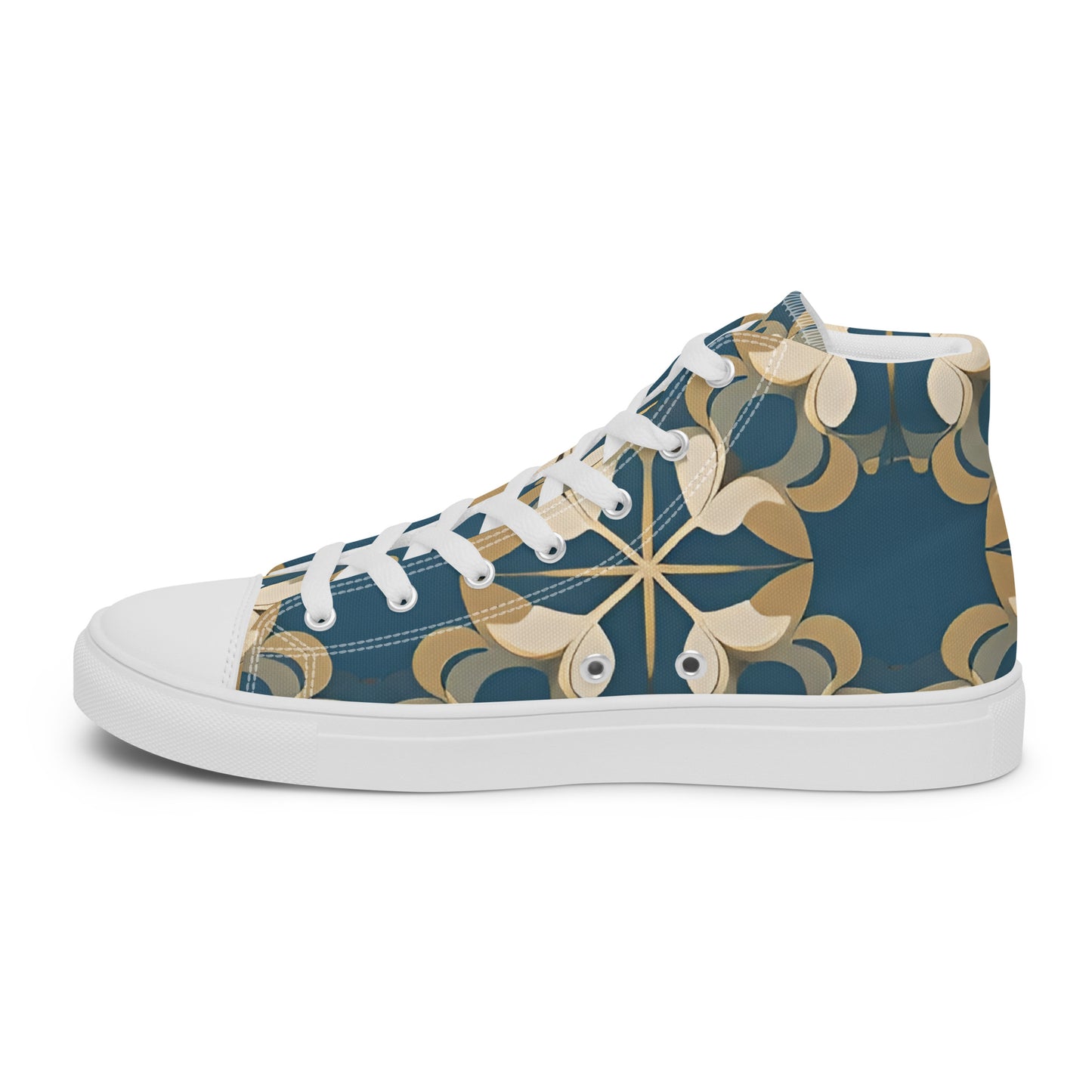 Men’s high top canvas shoes