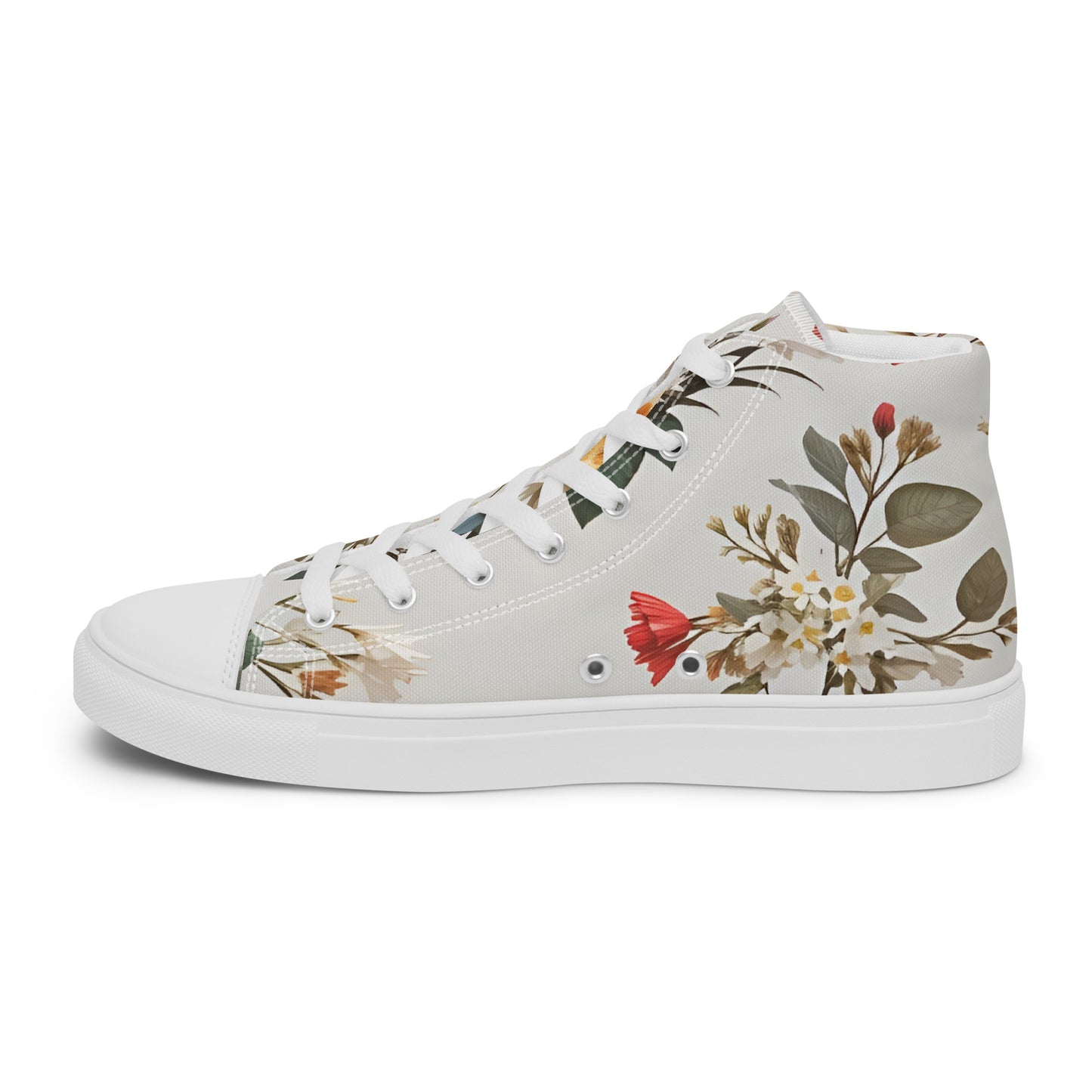 Men’s high top canvas shoes