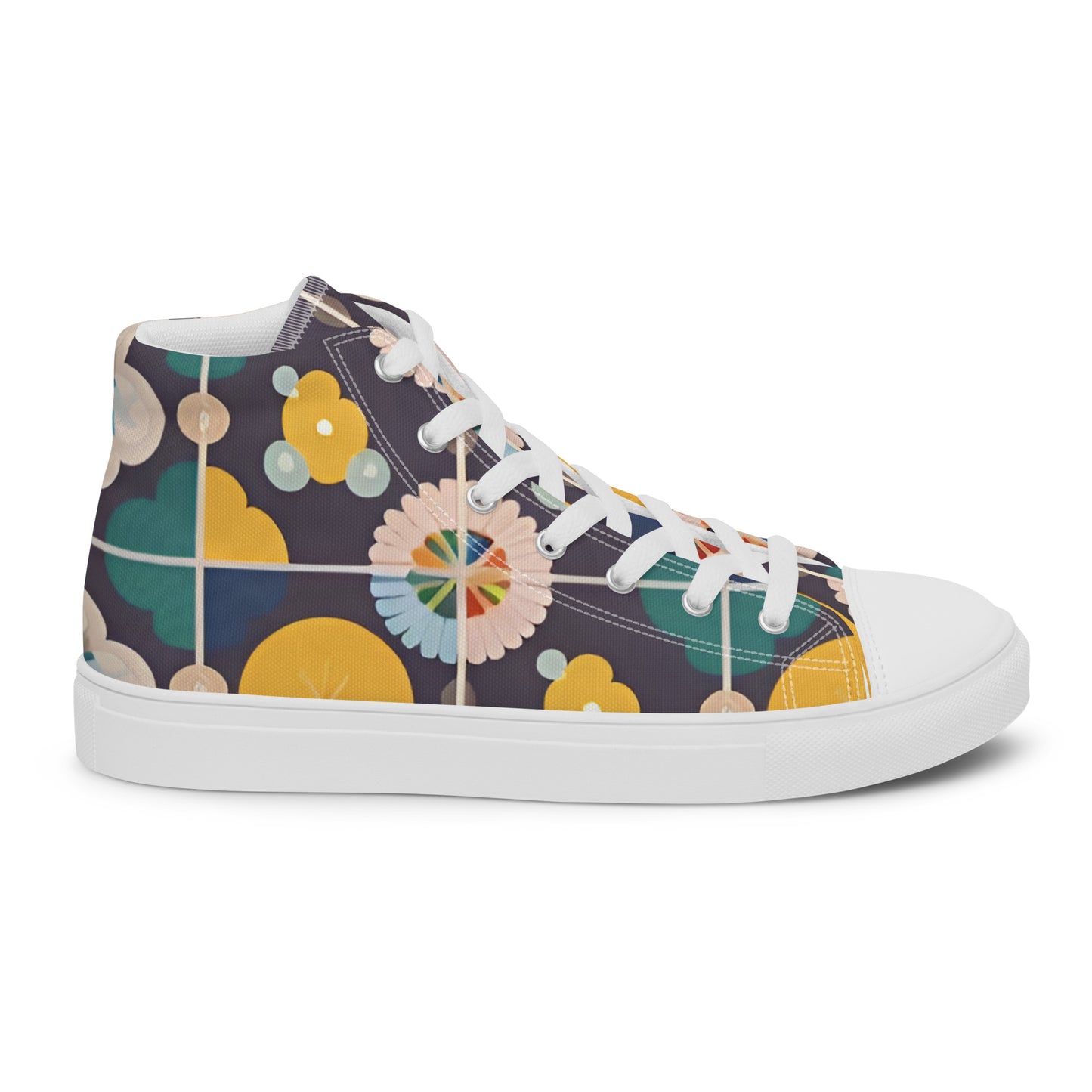 Men’s high top canvas shoes