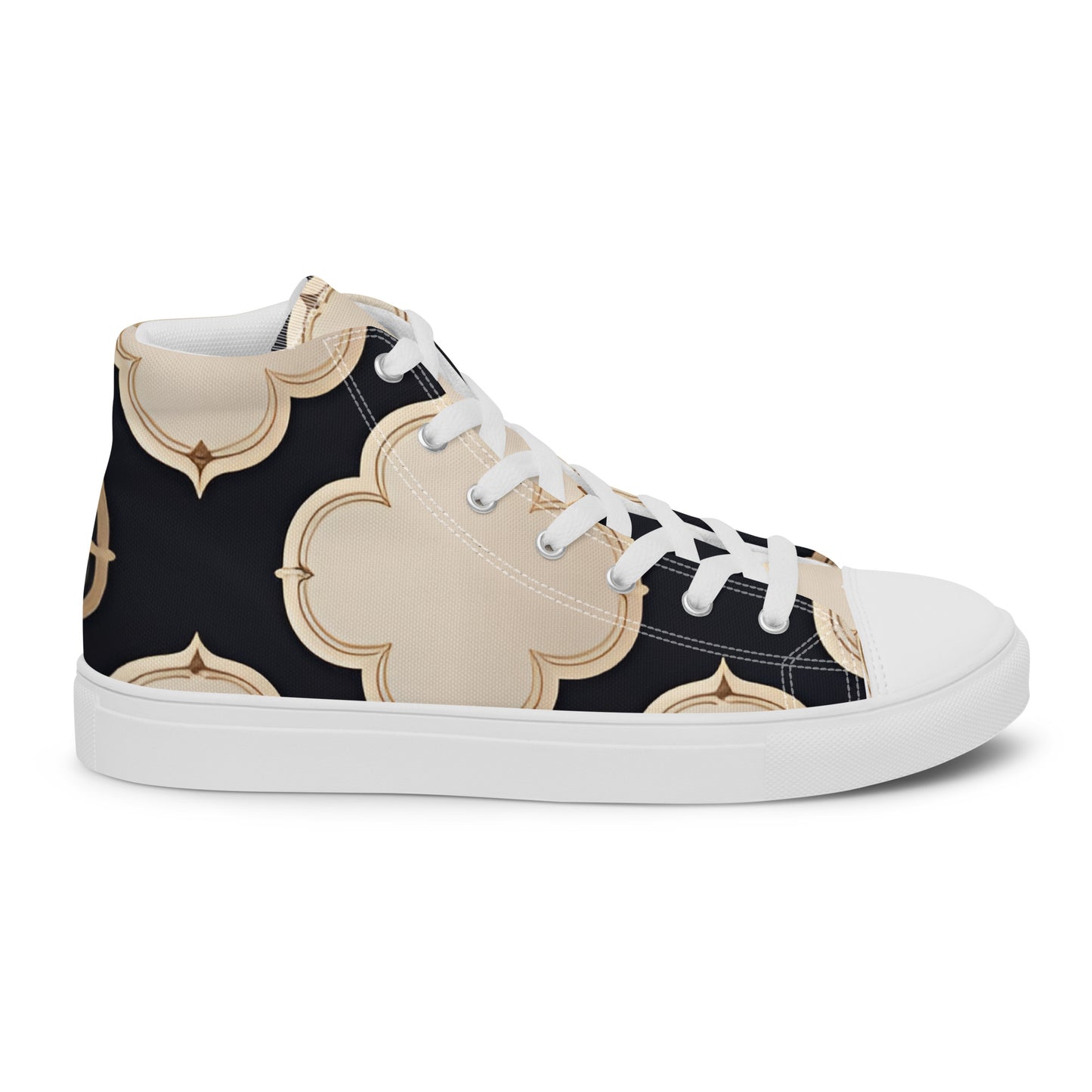 Men’s high top canvas shoes