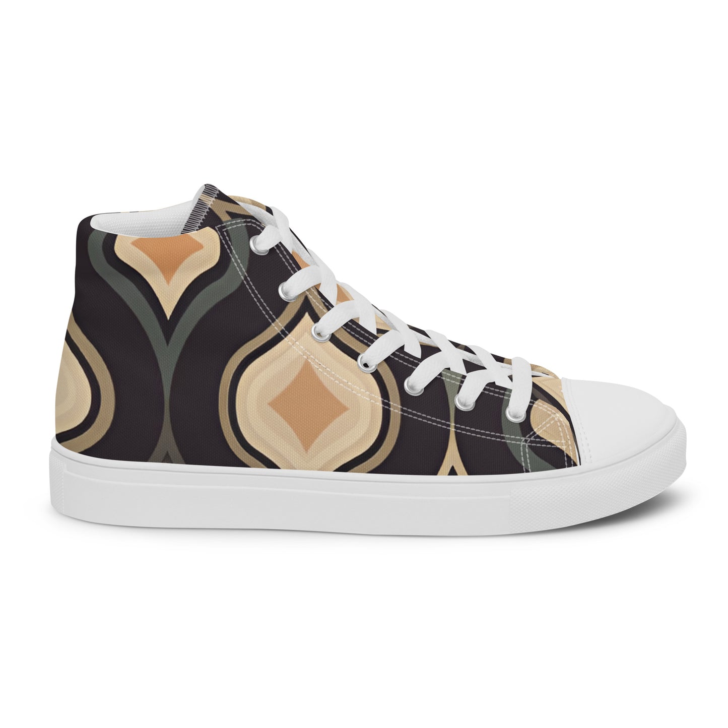 Men’s high top canvas shoes