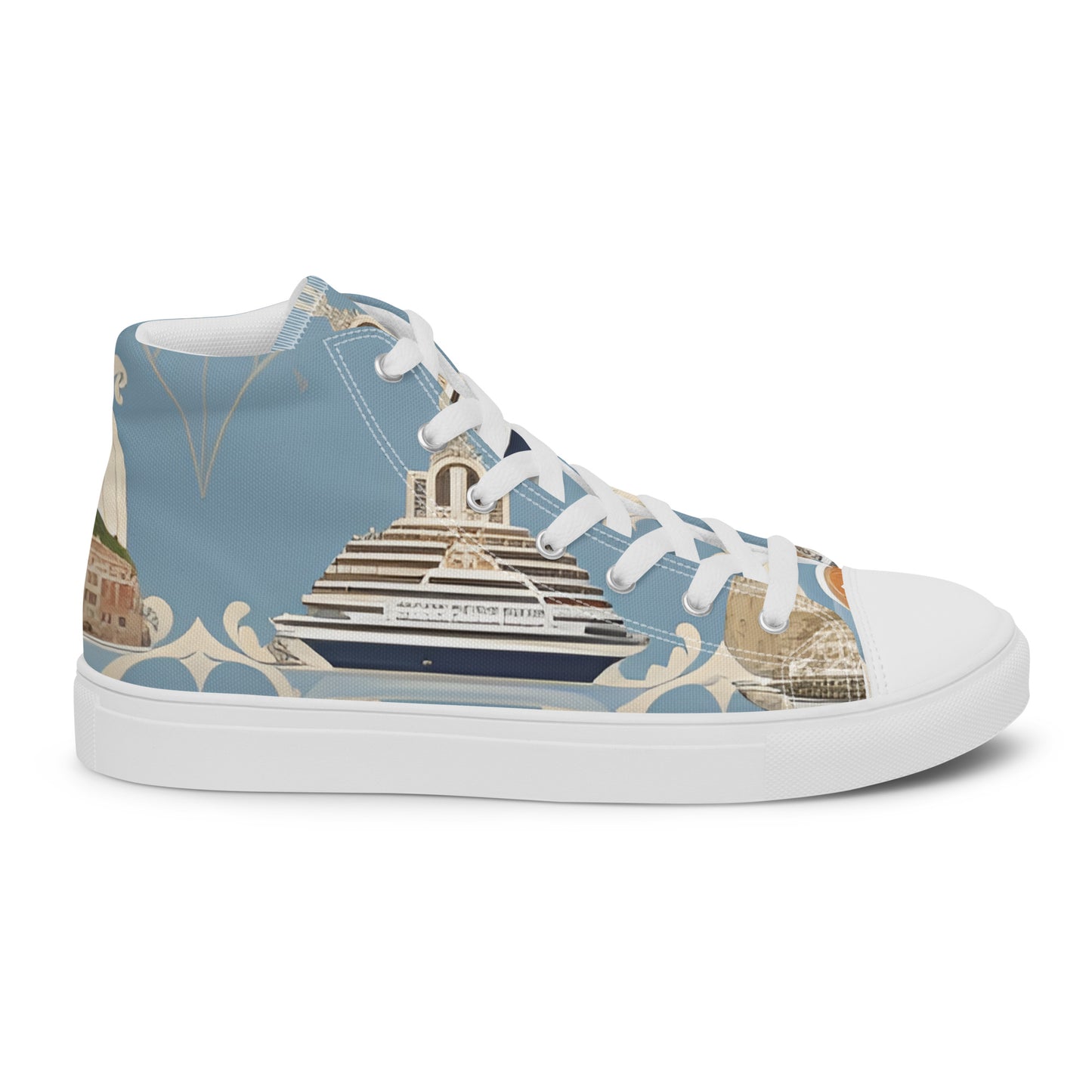 Men’s high top canvas shoes