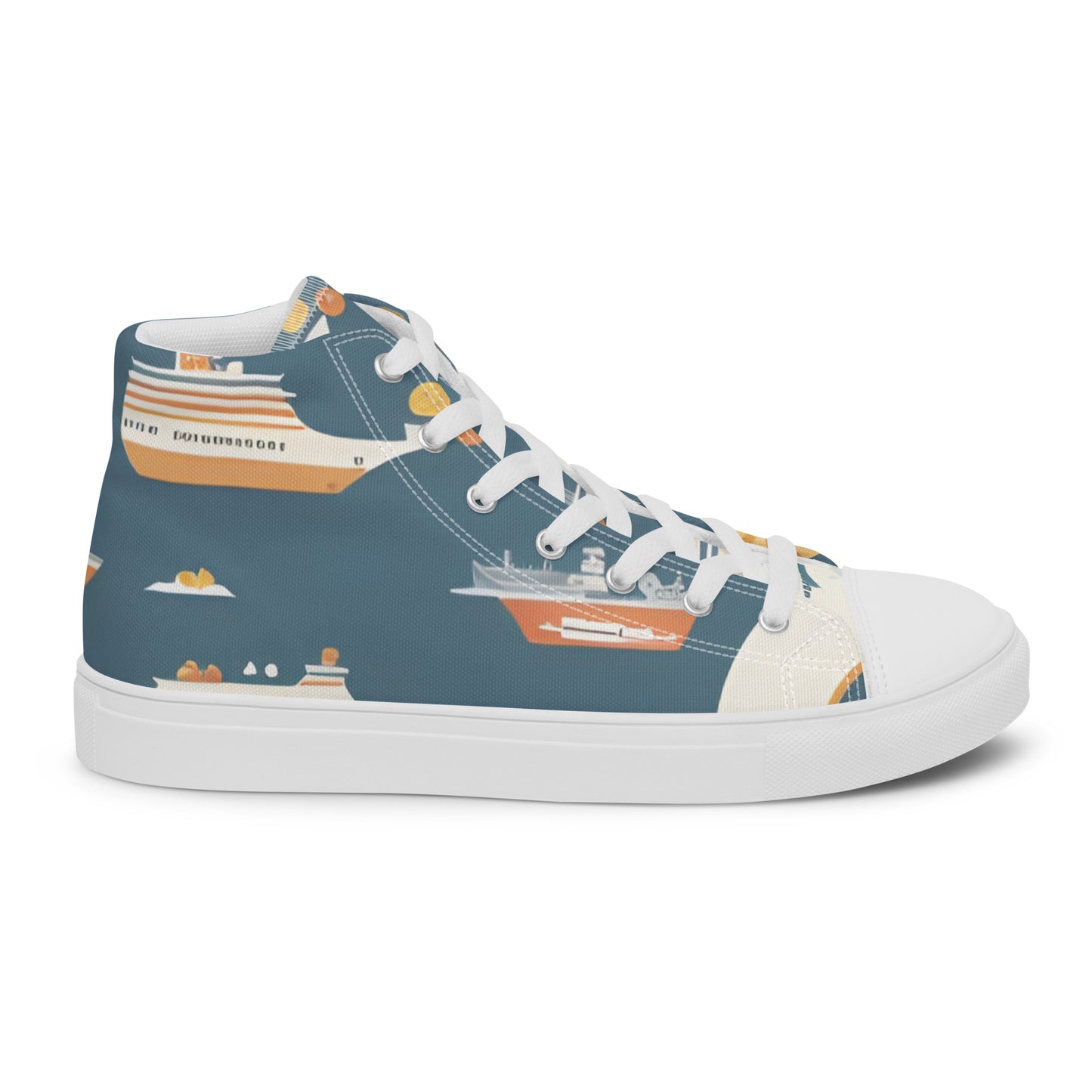 Men’s high top canvas shoes
