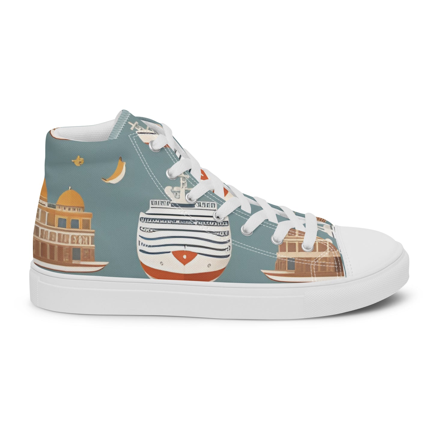 Men’s high top canvas shoes