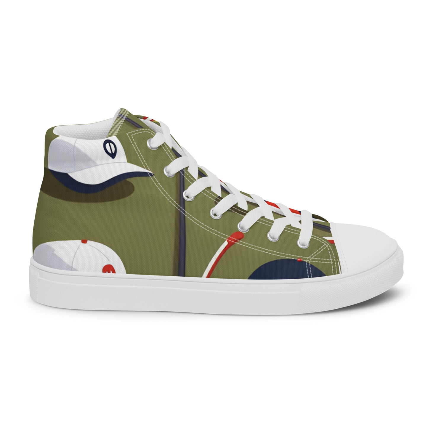 Men’s high top canvas shoes