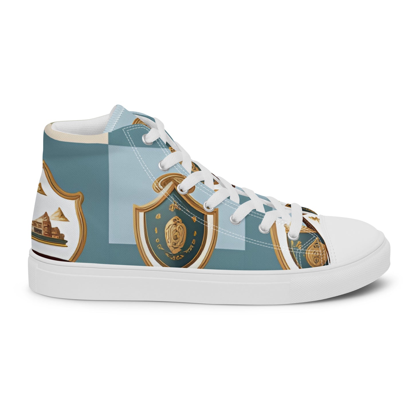 Men’s high top canvas shoes